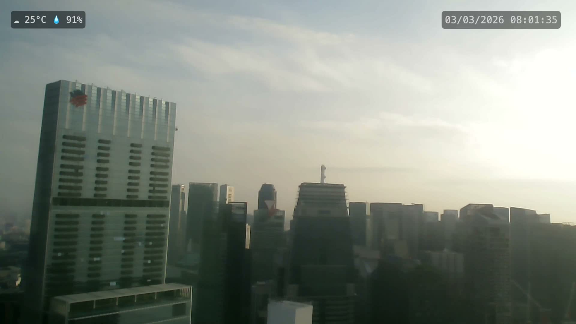 Singapore City Centre Skyline Live Cam  - Anson, Downtown Core, Central, Area, Central Singapore, Singapore