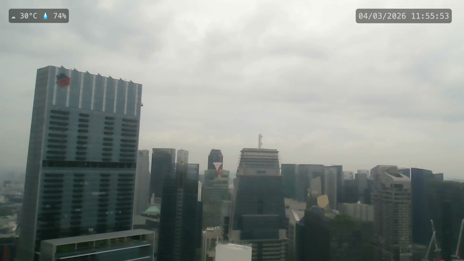 Singapore City Centre Skyline Live Cam  - Anson, Downtown Core, Central, Area, Central Singapore, Singapore