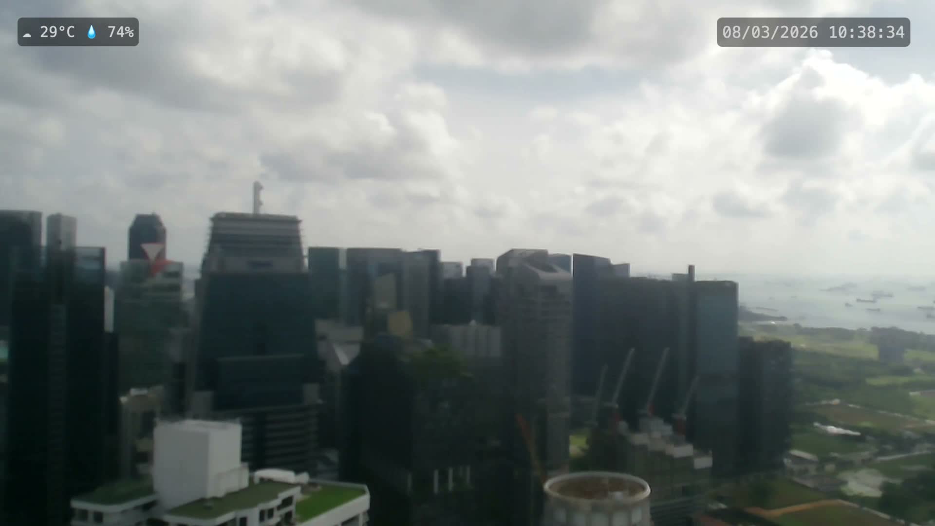 Singapore City Centre Skyline Live Cam  - Anson, Downtown Core, Central, Area, Central Singapore, Singapore