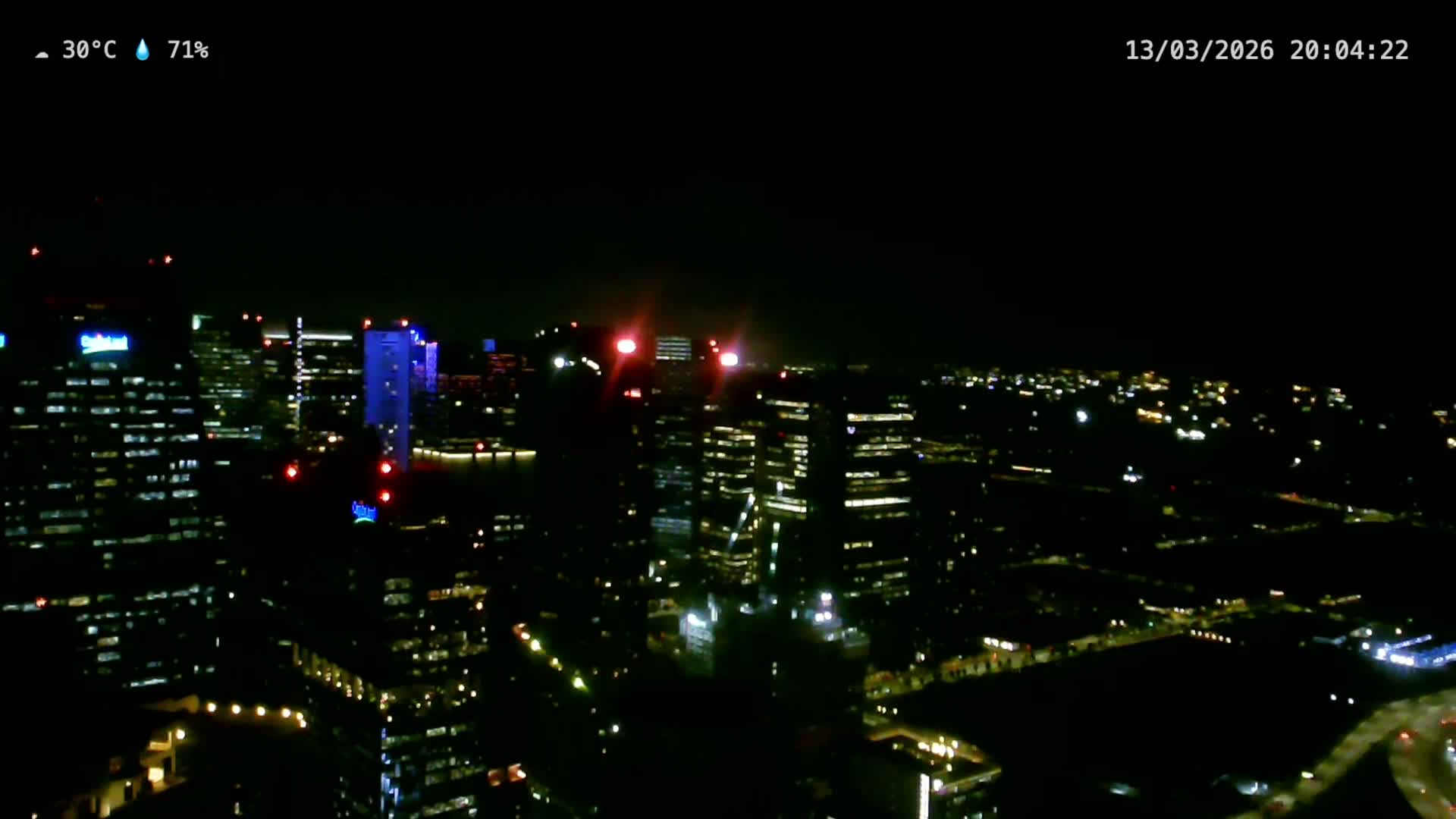 Singapore City Centre Skyline Live Cam  - Anson, Downtown Core, Central, Area, Central Singapore, Singapore