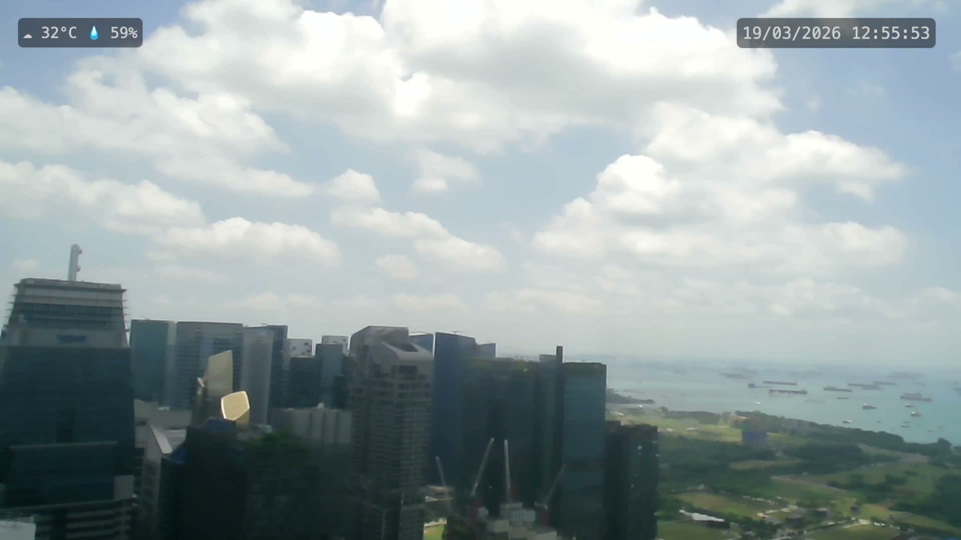 Singapore City Centre Skyline Live Cam  - Anson, Downtown Core, Central, Area, Central Singapore, Singapore