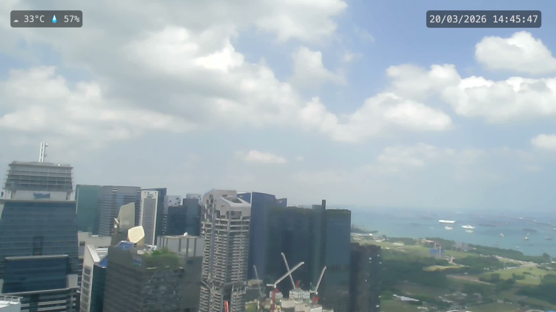 Singapore City Centre Skyline Live Cam  - Anson, Downtown Core, Central, Area, Central Singapore, Singapore