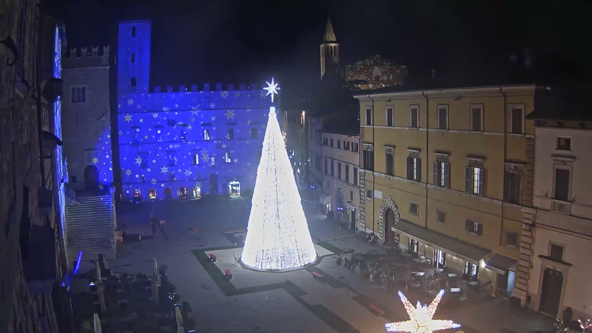 Todi, Piazza del Popolo Square Live Cam - Todi, Perugia, Umbria, Italia