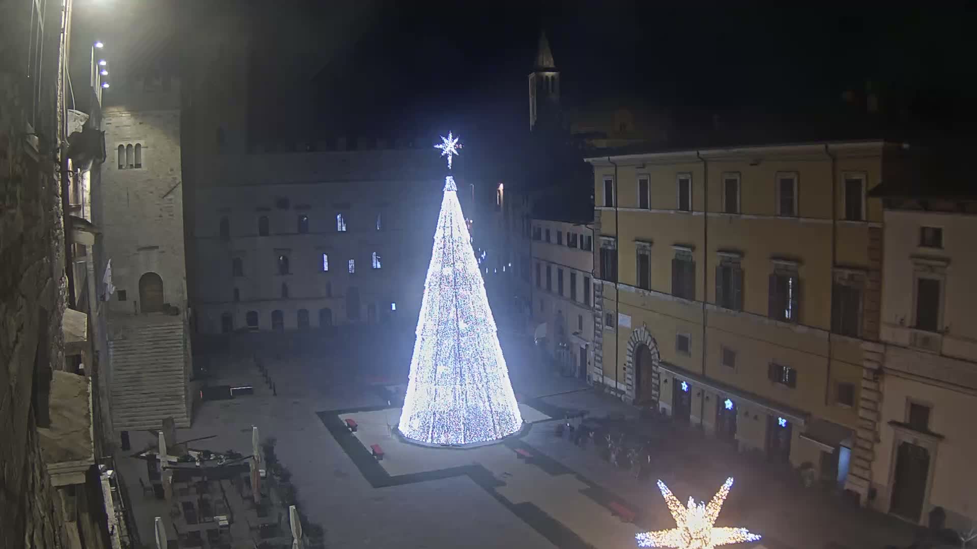 Todi, Piazza del Popolo Square Live Cam - Todi, Perugia, Umbria, Italia