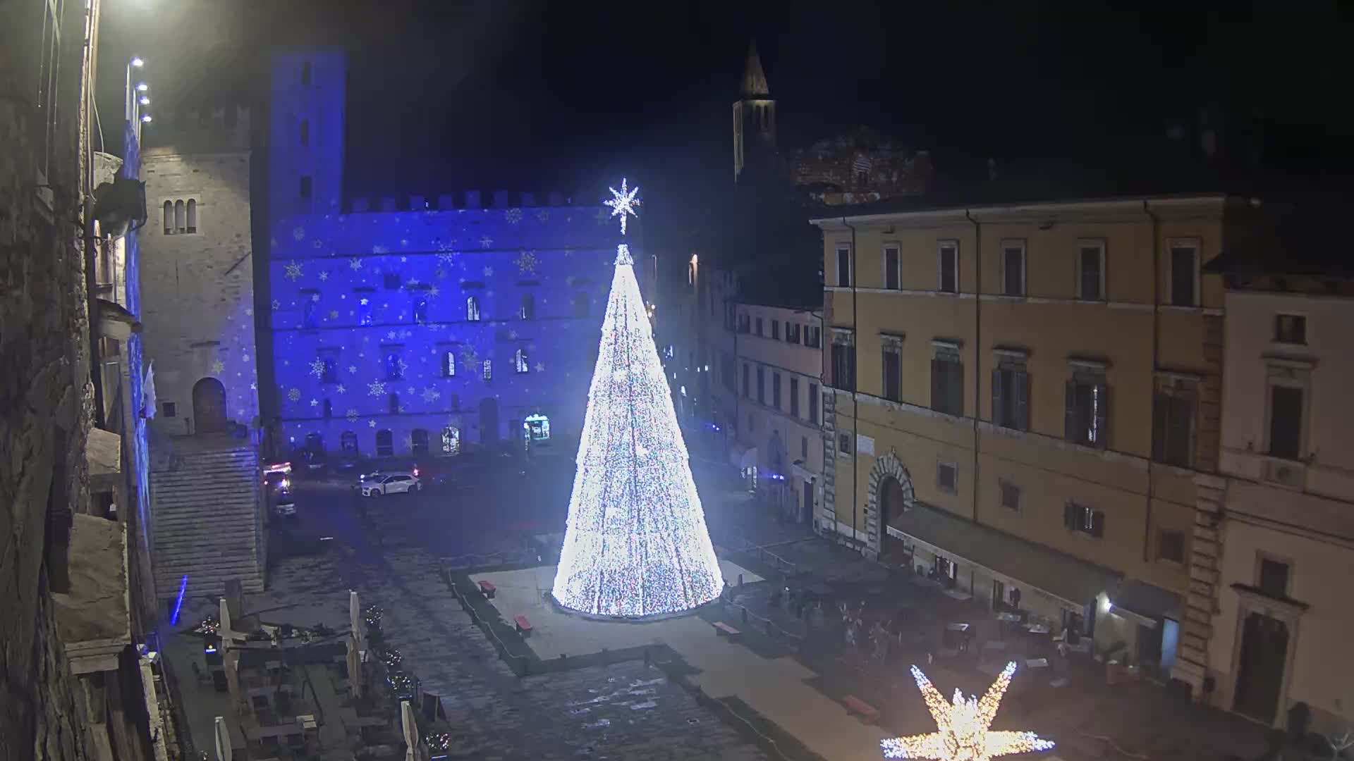 Todi, Piazza del Popolo Square Live Cam - Todi, Perugia, Umbria, Italia