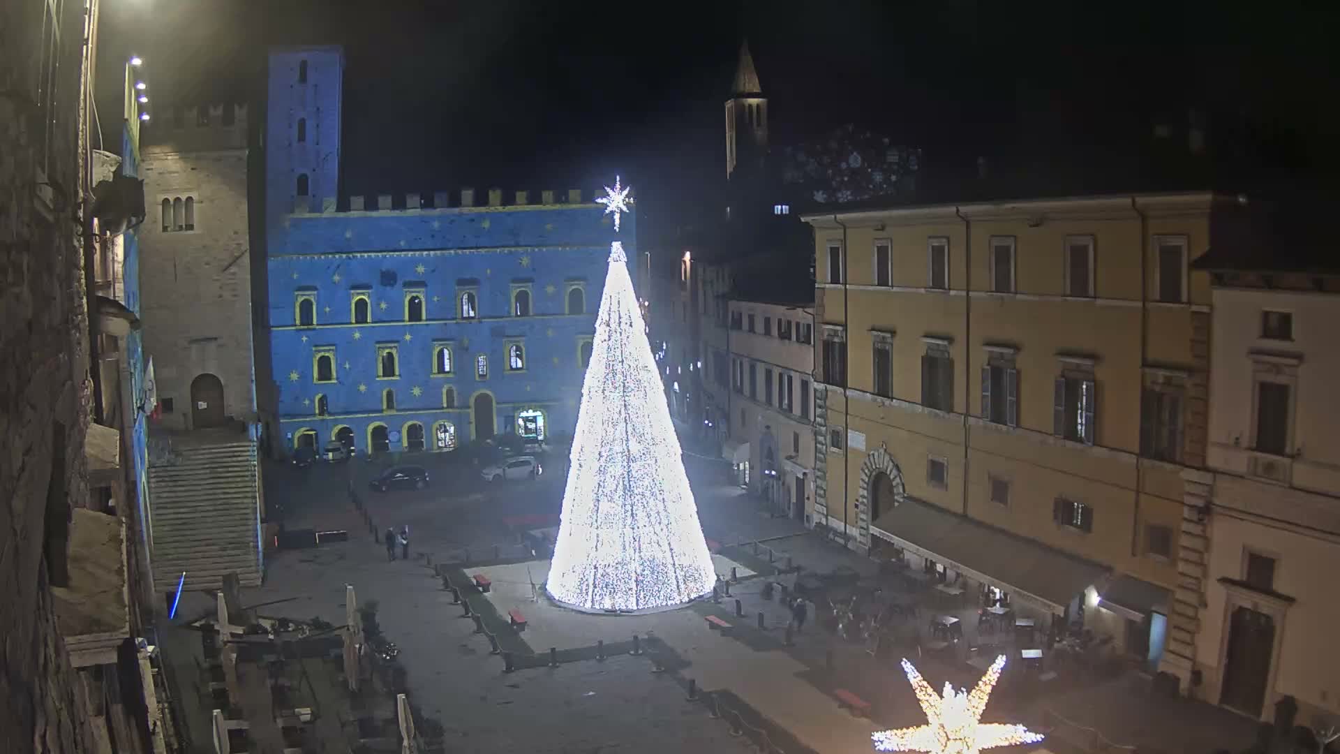 Todi, Piazza del Popolo Square Live Cam - Todi, Perugia, Umbria, Italia