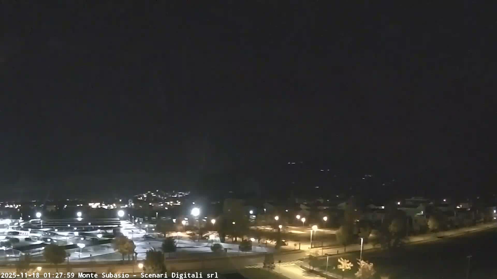 Strada Monte Subasio Mount View & Foligno City Skyline Live Cam - Foligno, Perugia, Umbria, Italy