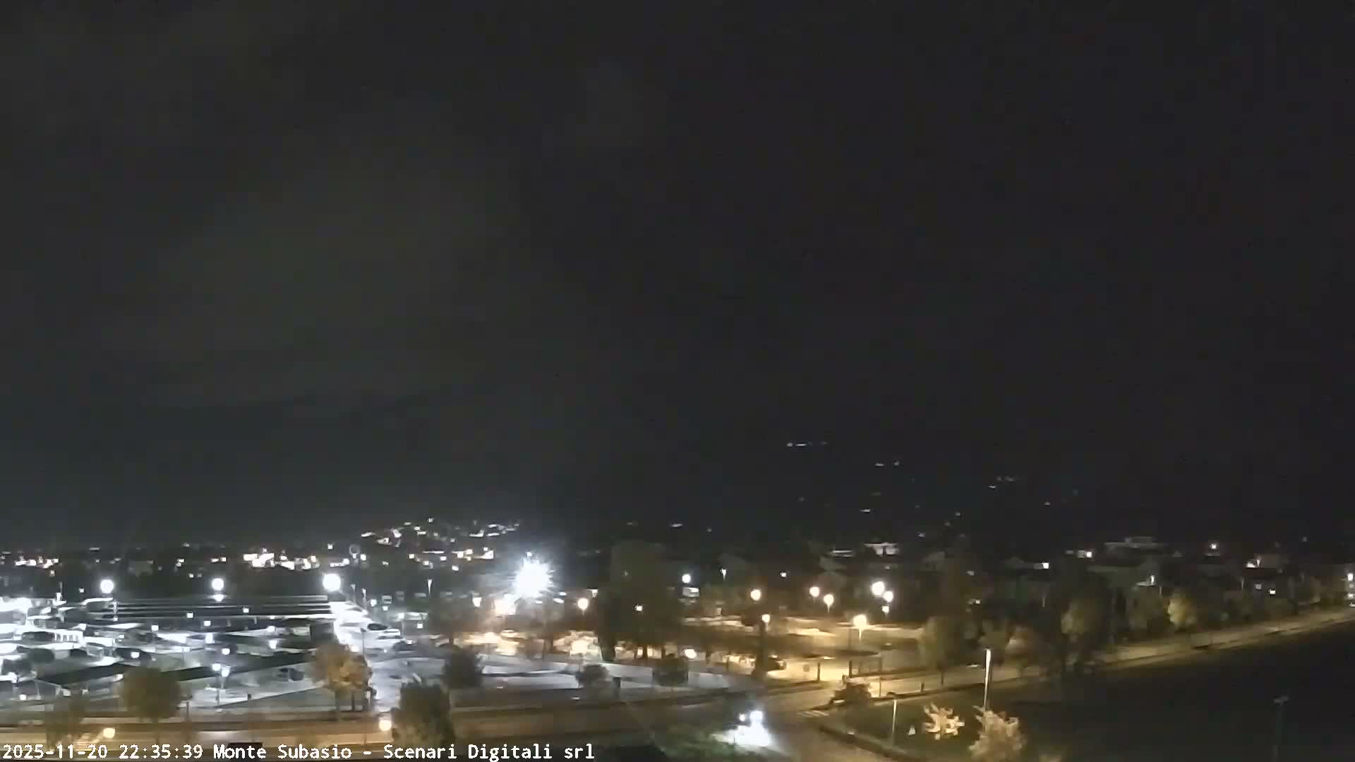 Strada Monte Subasio Mount View & Foligno City Skyline Live Cam - Foligno, Perugia, Umbria, Italy