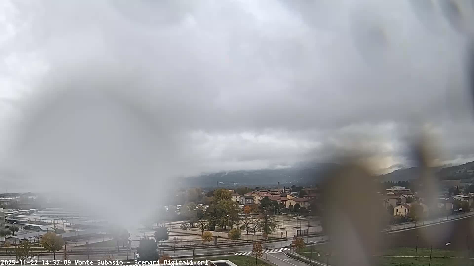 Strada Monte Subasio Mount View & Foligno City Skyline Live Cam - Foligno, Perugia, Umbria, Italy