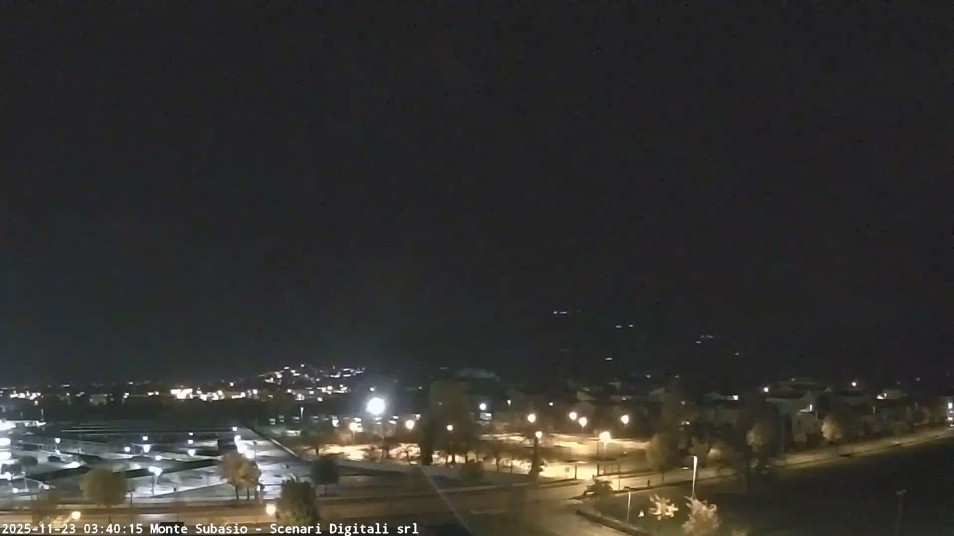 Strada Monte Subasio Mount View & Foligno City Skyline Live Cam - Foligno, Perugia, Umbria, Italy