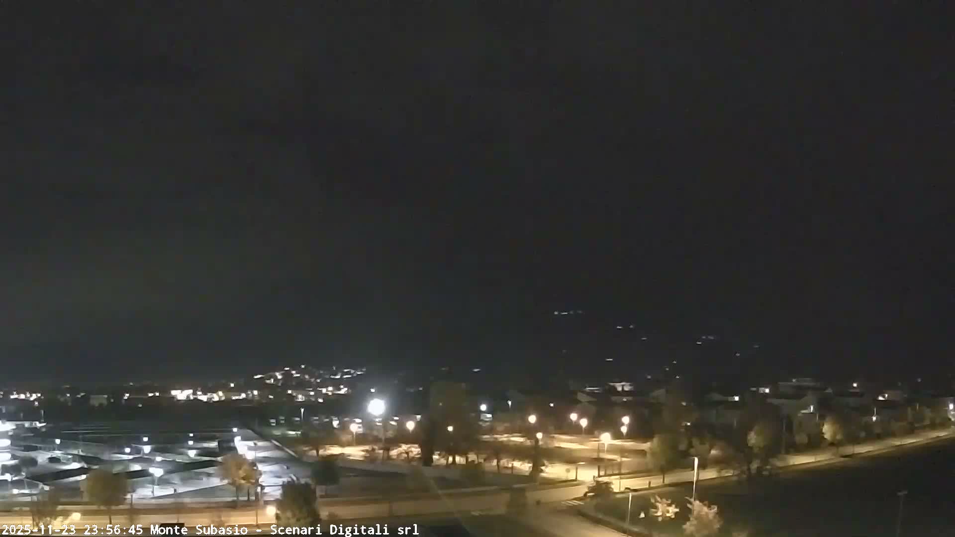 Strada Monte Subasio Mount View & Foligno City Skyline Live Cam - Foligno, Perugia, Umbria, Italy
