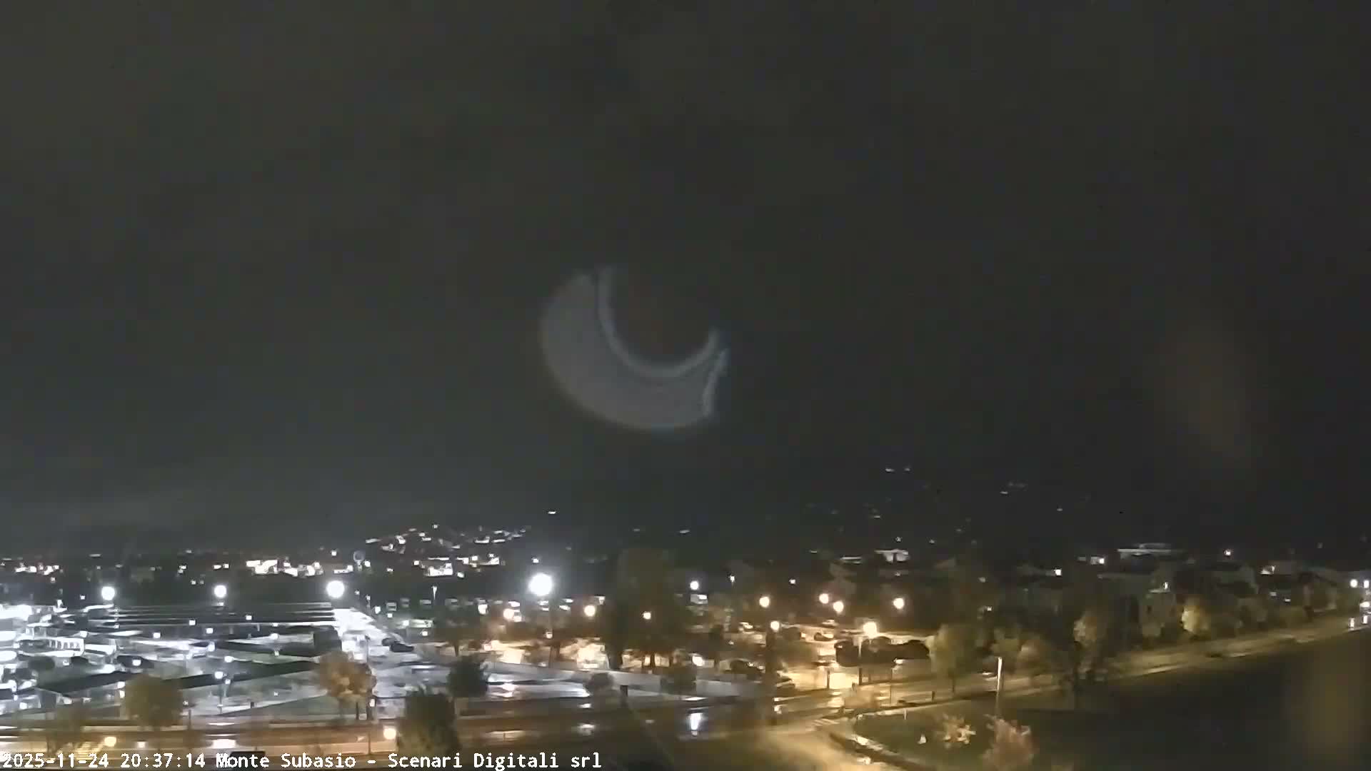 Strada Monte Subasio Mount View & Foligno City Skyline Live Cam - Foligno, Perugia, Umbria, Italy