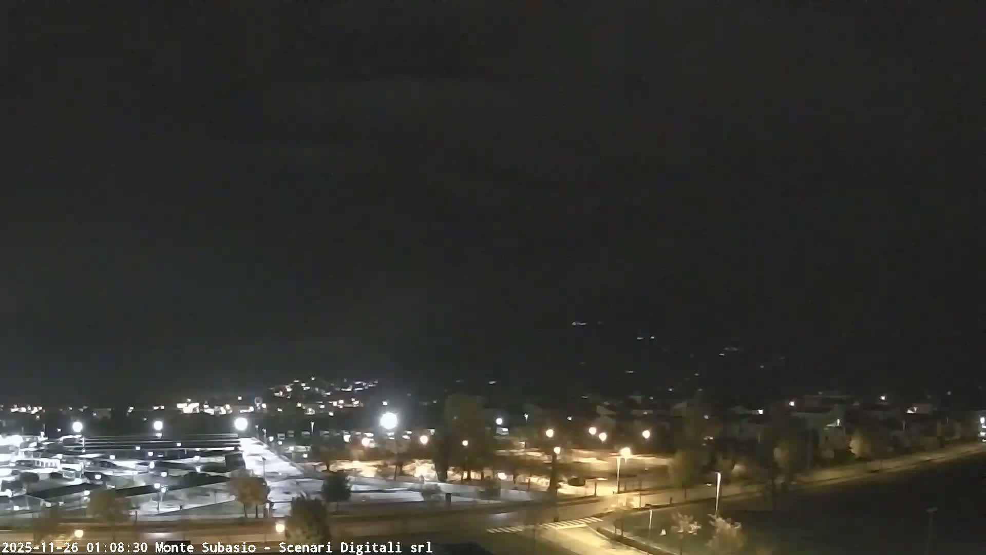 Strada Monte Subasio Mount View & Foligno City Skyline Live Cam - Foligno, Perugia, Umbria, Italy