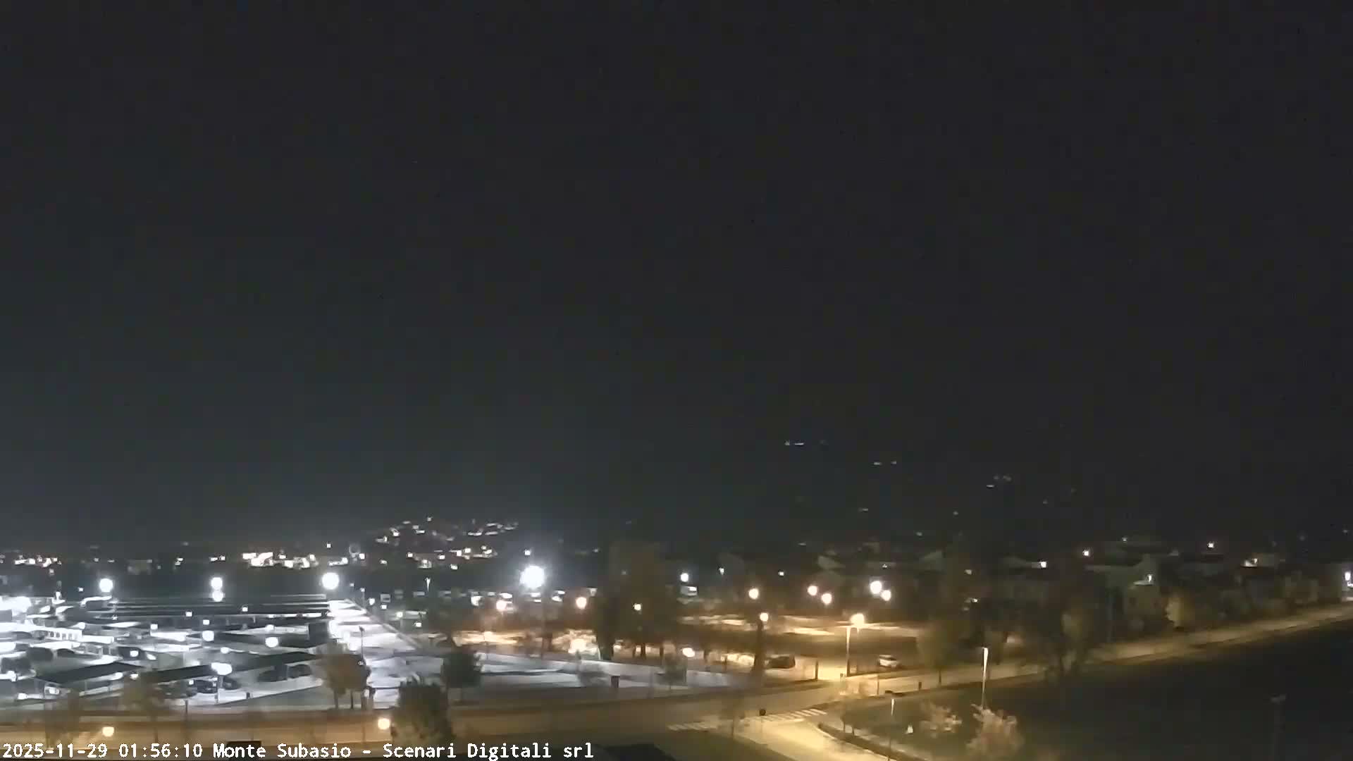 Strada Monte Subasio Mount View & Foligno City Skyline Live Cam - Foligno, Perugia, Umbria, Italy