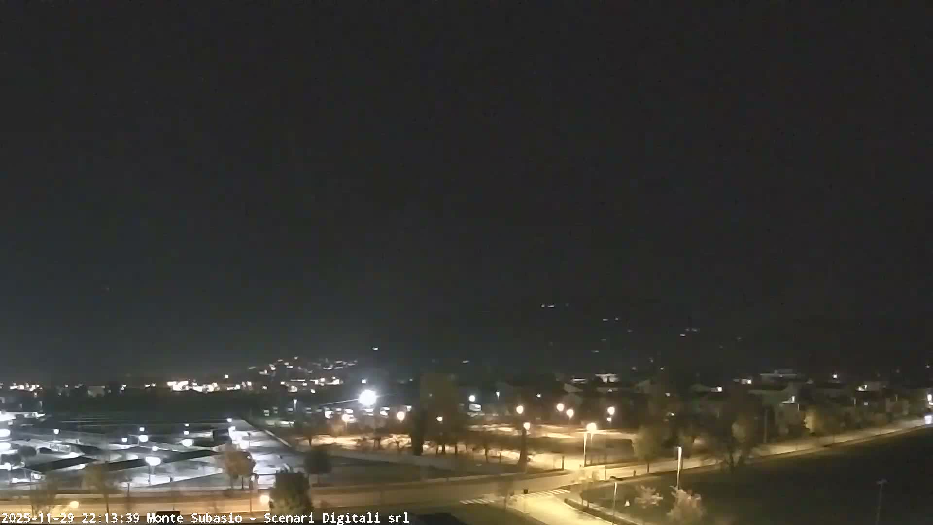 Strada Monte Subasio Mount View & Foligno City Skyline Live Cam - Foligno, Perugia, Umbria, Italy