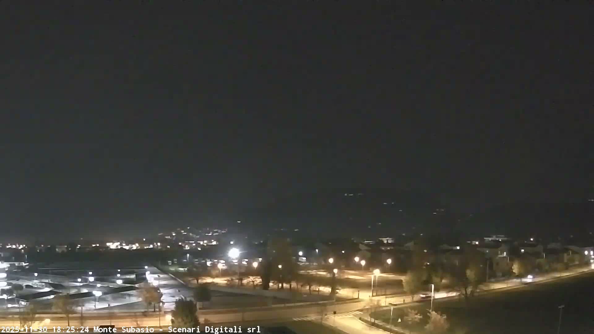 Strada Monte Subasio Mount View & Foligno City Skyline Live Cam - Foligno, Perugia, Umbria, Italy