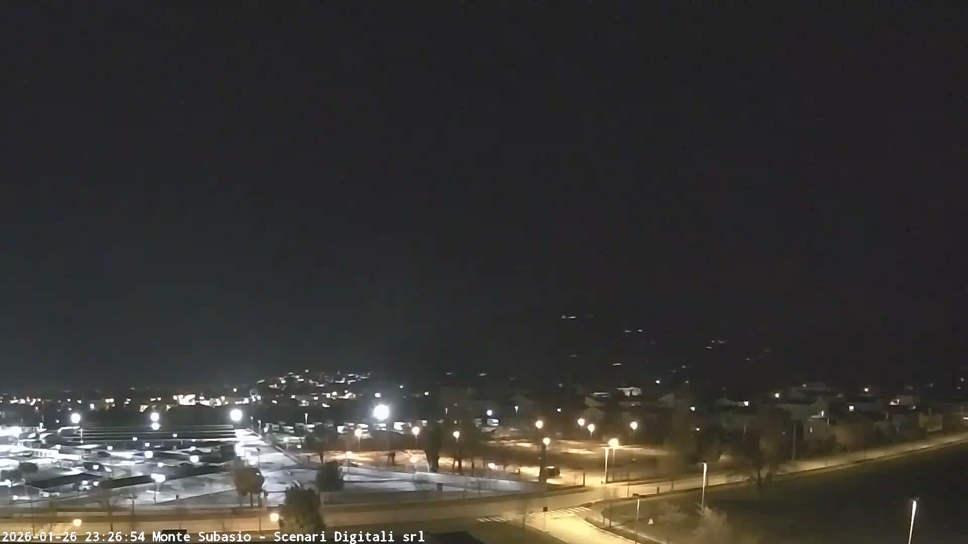 Strada Monte Subasio Mount View & Foligno City Skyline Live Cam - Foligno, Perugia, Umbria, Italy