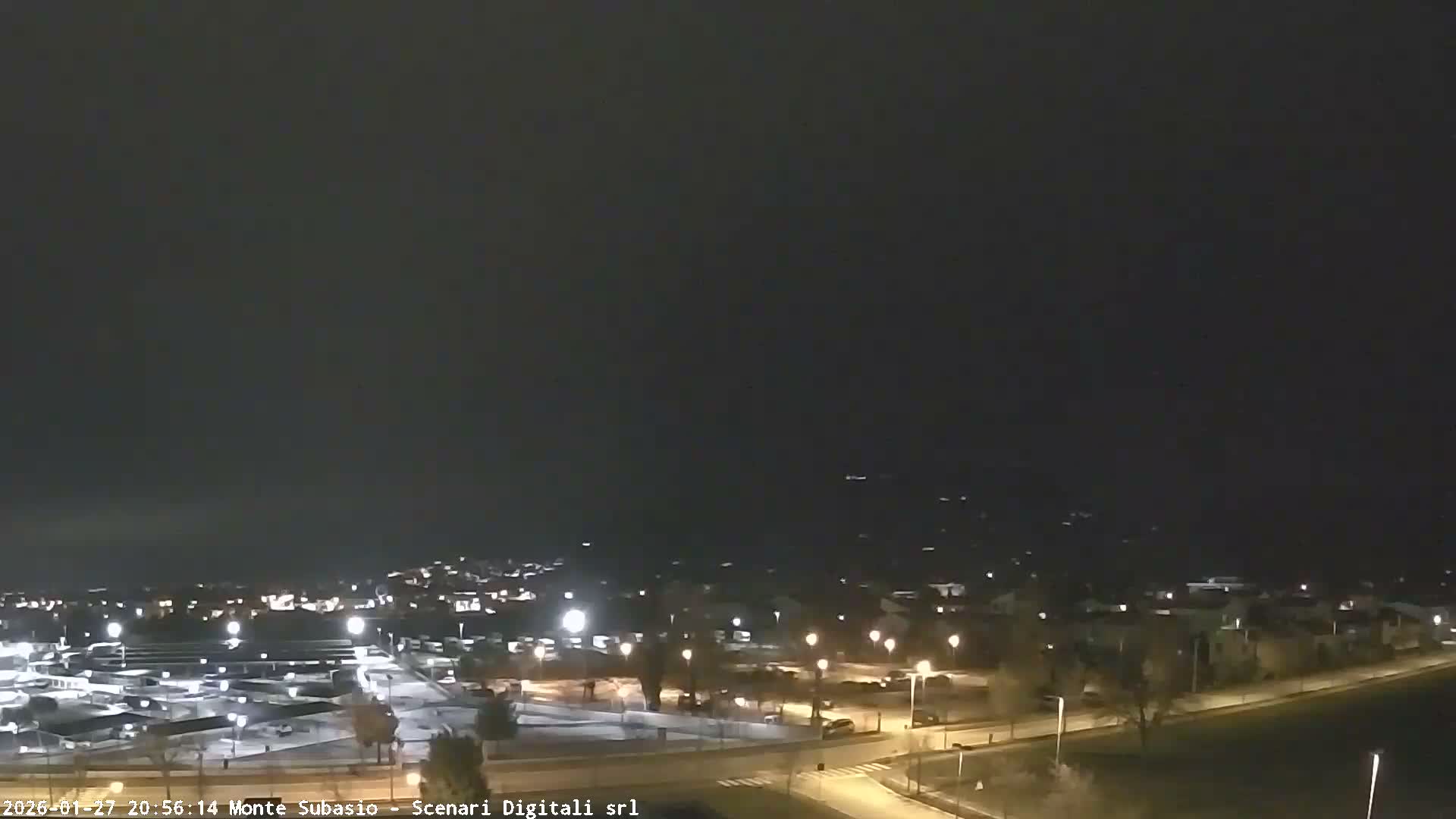Strada Monte Subasio Mount View & Foligno City Skyline Live Cam - Foligno, Perugia, Umbria, Italy
