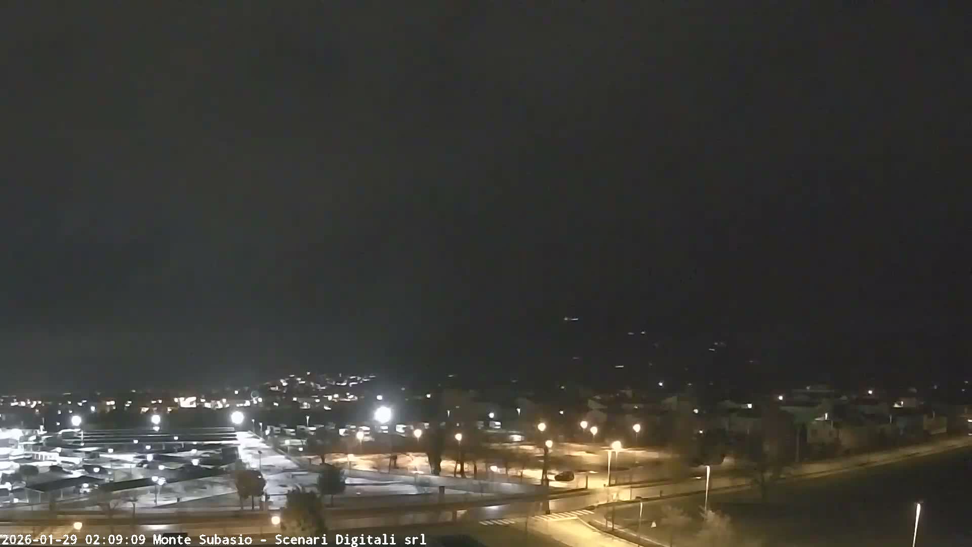 Strada Monte Subasio Mount View & Foligno City Skyline Live Cam - Foligno, Perugia, Umbria, Italy