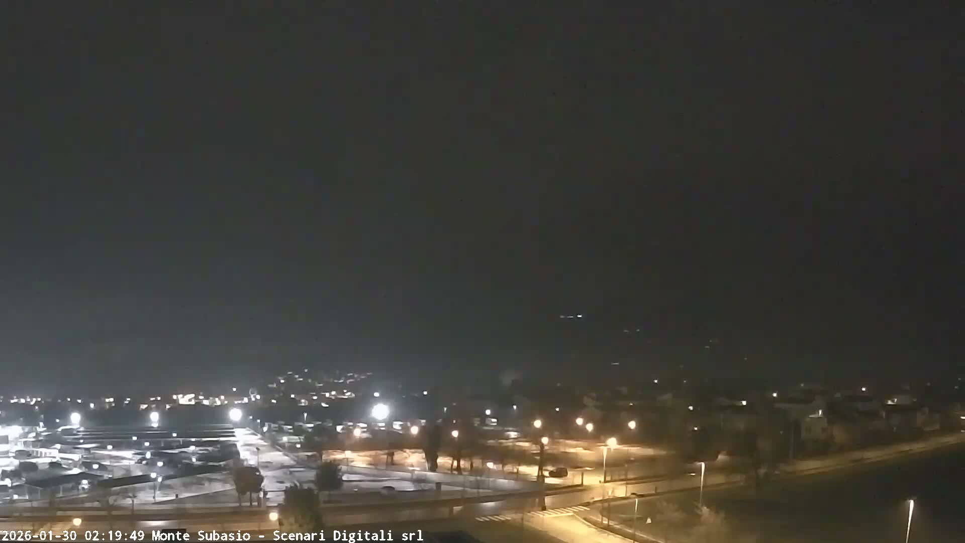 Strada Monte Subasio Mount View & Foligno City Skyline Live Cam - Foligno, Perugia, Umbria, Italy