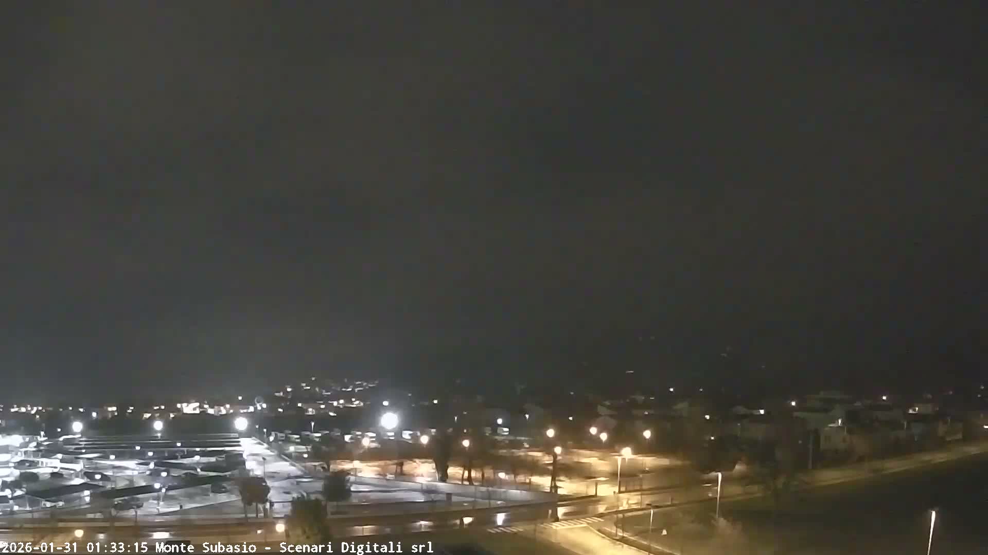 Strada Monte Subasio Mount View & Foligno City Skyline Live Cam - Foligno, Perugia, Umbria, Italy