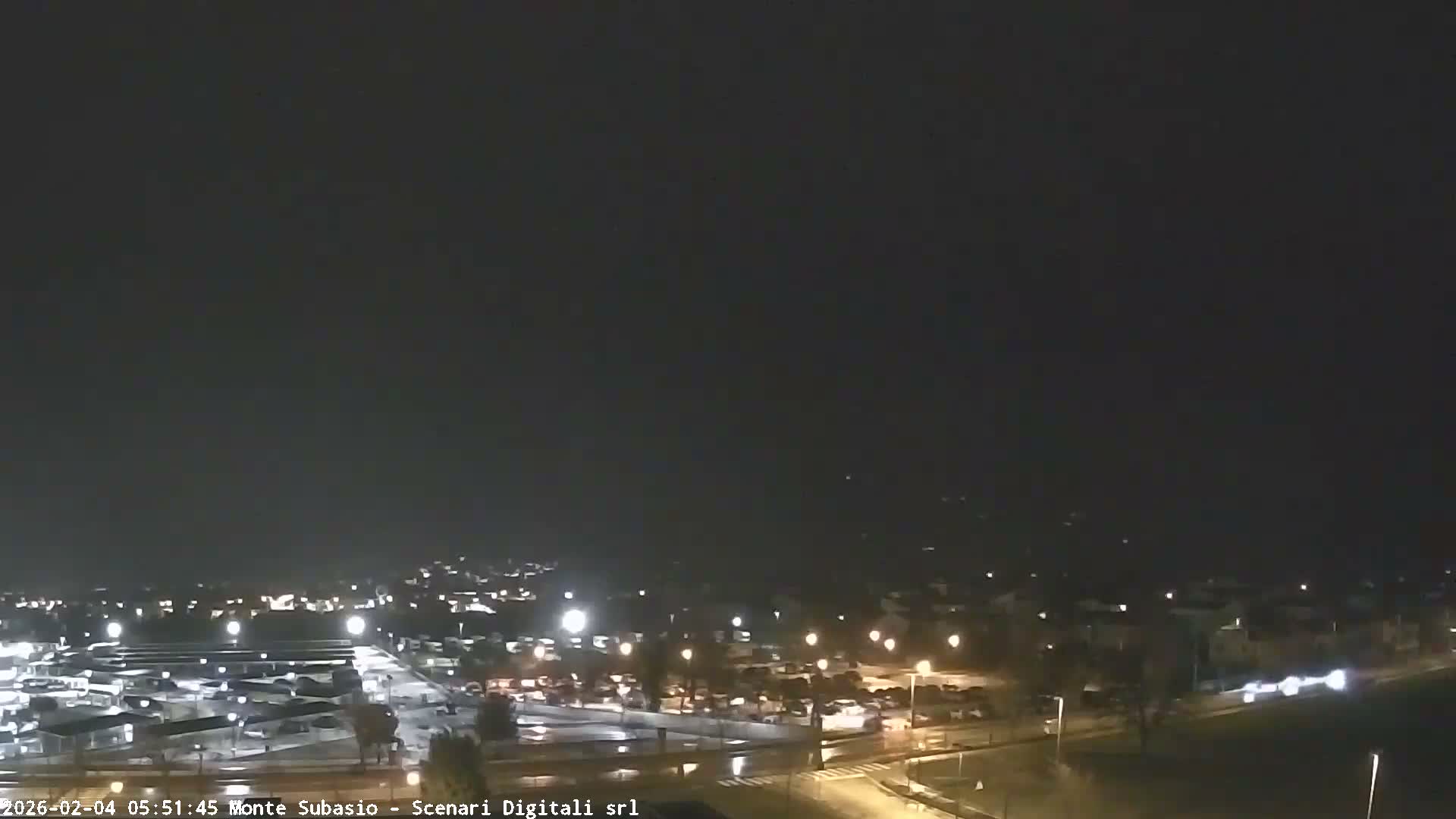 Strada Monte Subasio Mount View & Foligno City Skyline Live Cam - Foligno, Perugia, Umbria, Italy