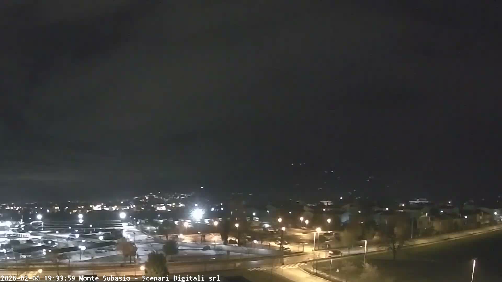 Strada Monte Subasio Mount View & Foligno City Skyline Live Cam - Foligno, Perugia, Umbria, Italy