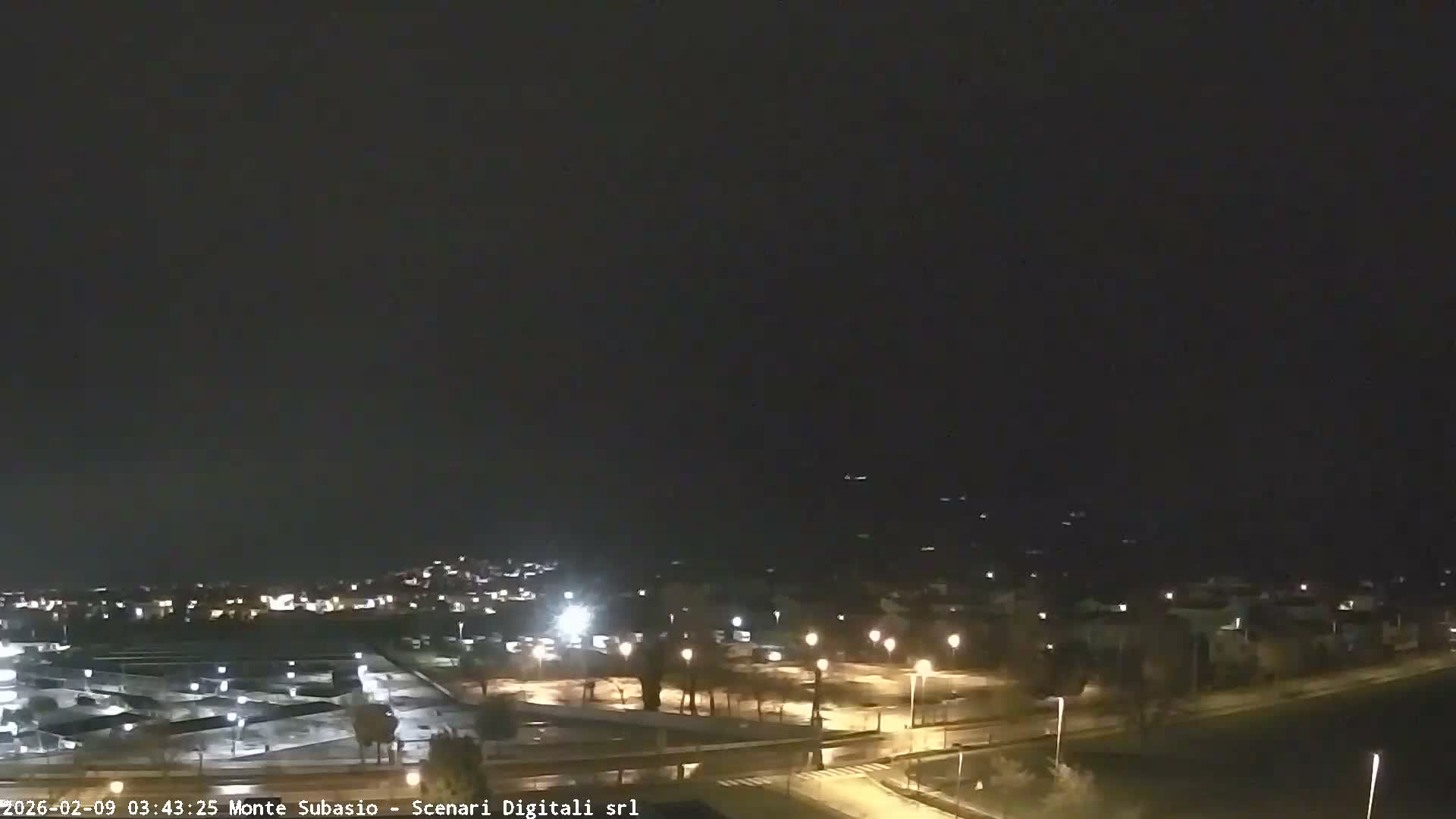 Strada Monte Subasio Mount View & Foligno City Skyline Live Cam - Foligno, Perugia, Umbria, Italy