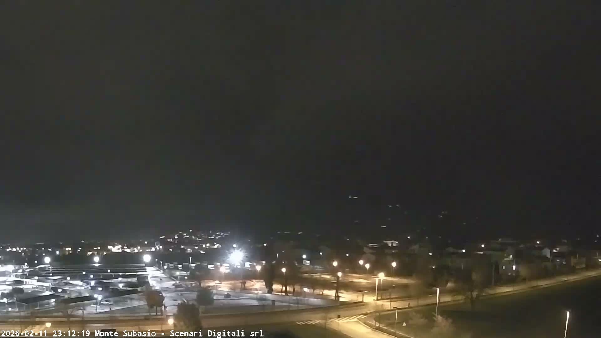 Strada Monte Subasio Mount View & Foligno City Skyline Live Cam - Foligno, Perugia, Umbria, Italy