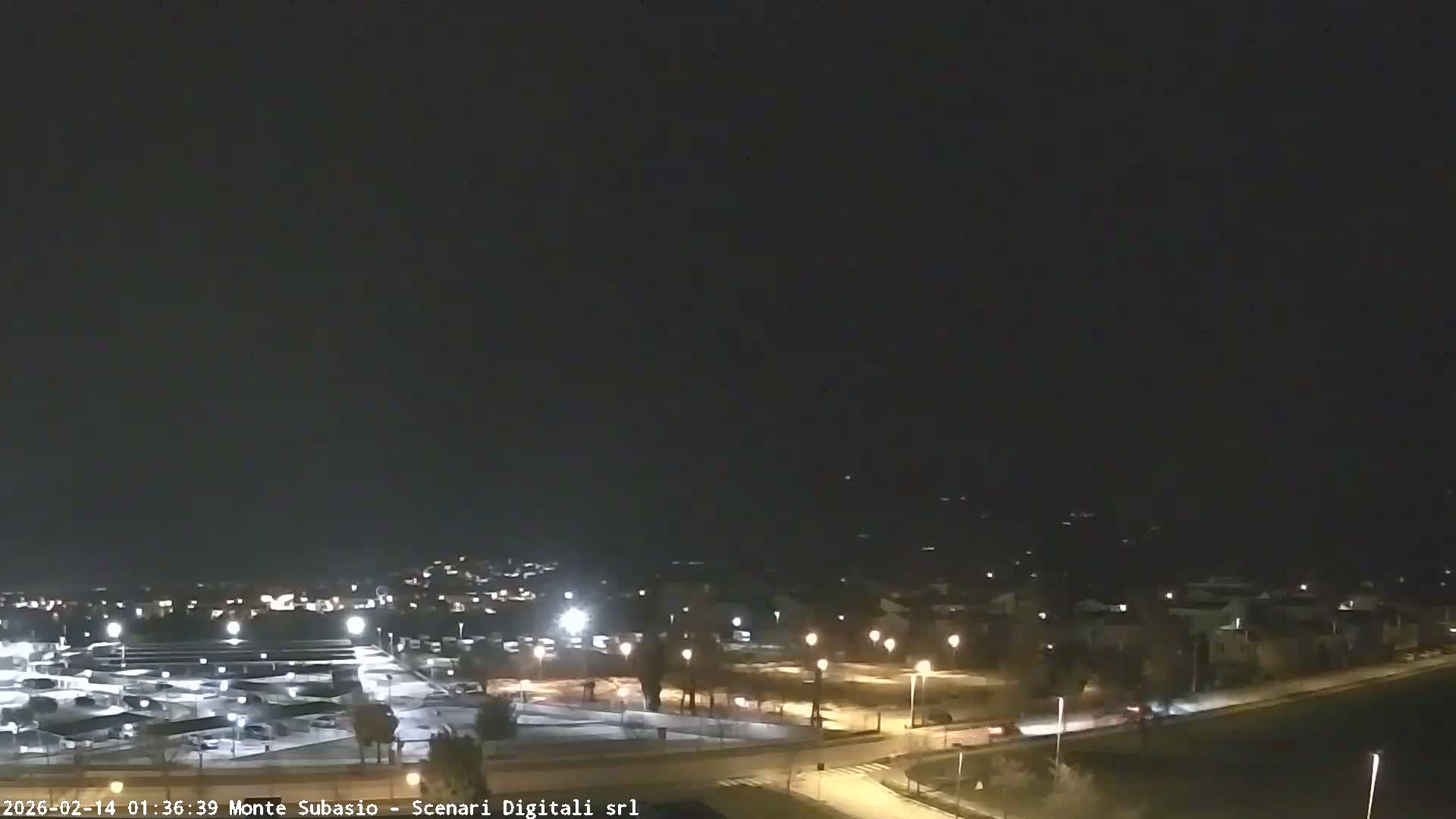 Strada Monte Subasio Mount View & Foligno City Skyline Live Cam - Foligno, Perugia, Umbria, Italy