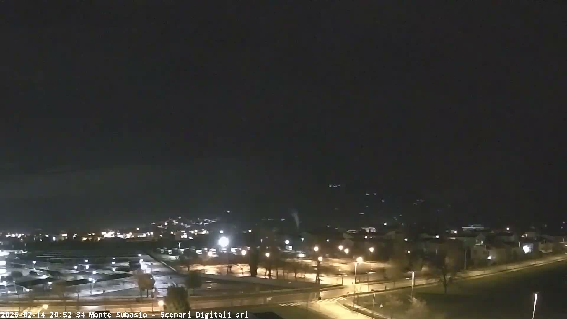 Strada Monte Subasio Mount View & Foligno City Skyline Live Cam - Foligno, Perugia, Umbria, Italy