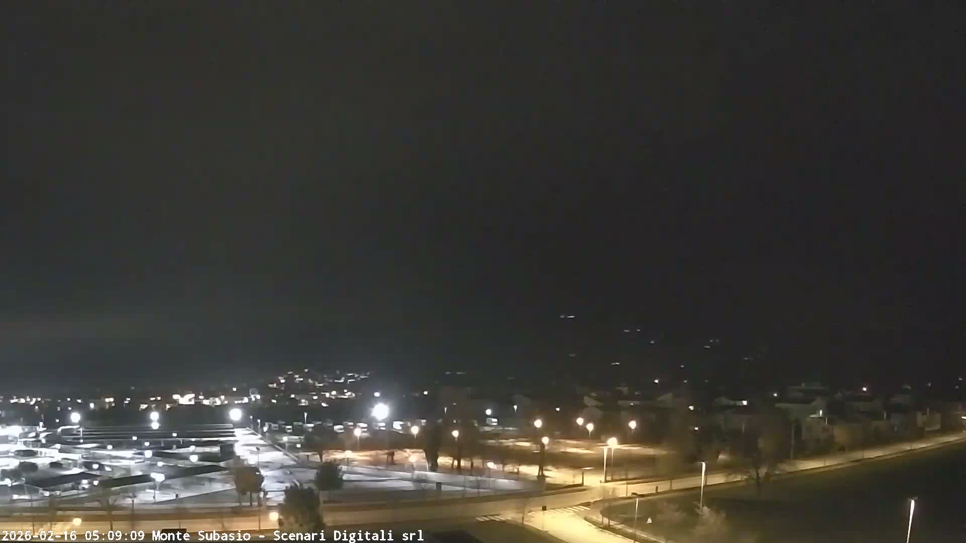 Strada Monte Subasio Mount View & Foligno City Skyline Live Cam - Foligno, Perugia, Umbria, Italy