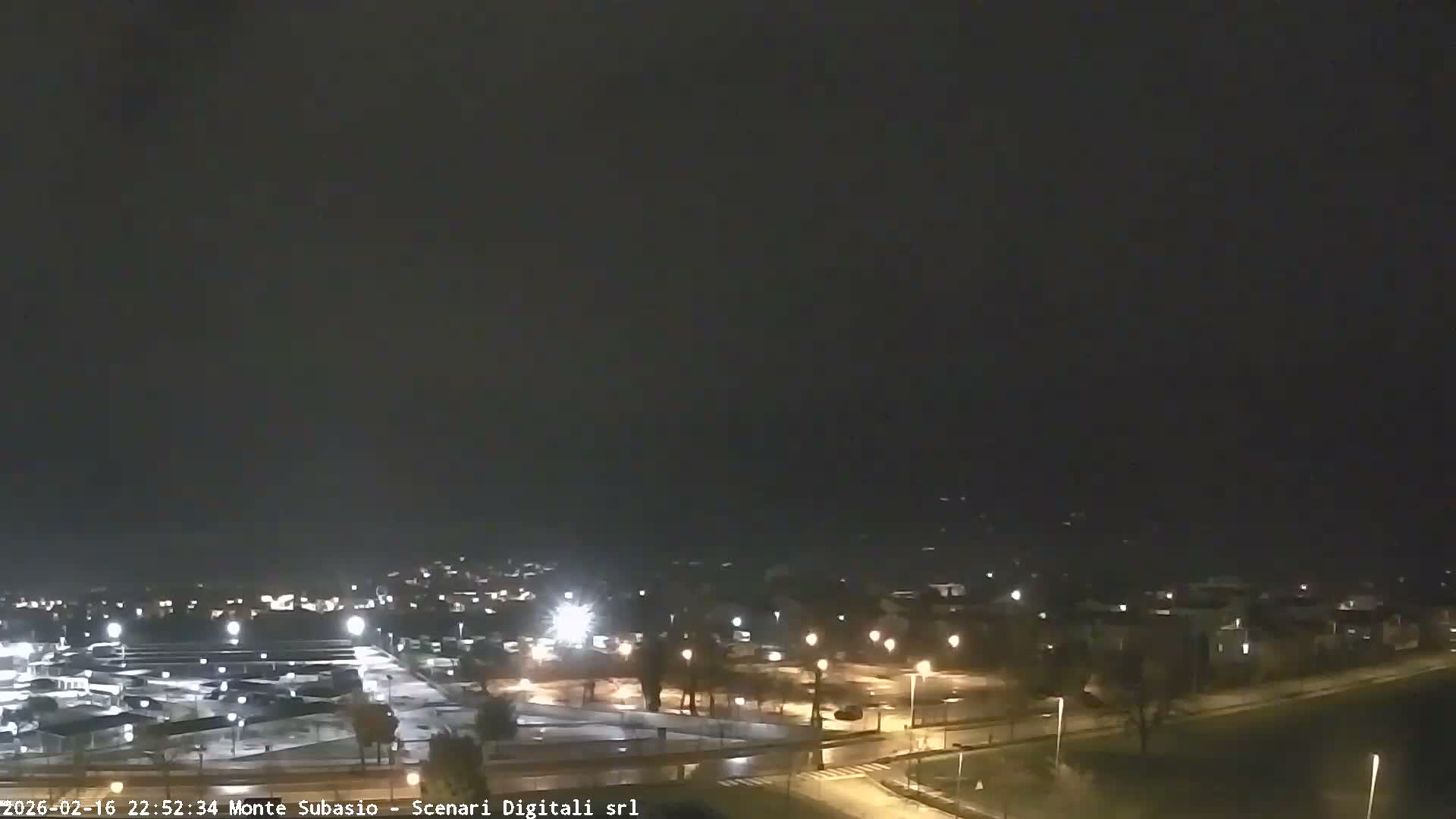 Strada Monte Subasio Mount View & Foligno City Skyline Live Cam - Foligno, Perugia, Umbria, Italy