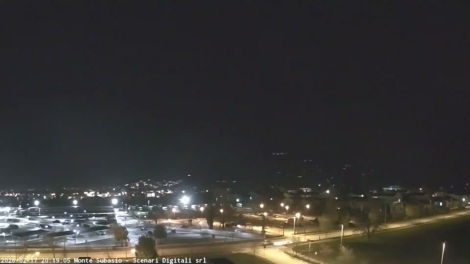 Strada Monte Subasio Mount View & Foligno City Skyline Live Cam - Foligno, Perugia, Umbria, Italy