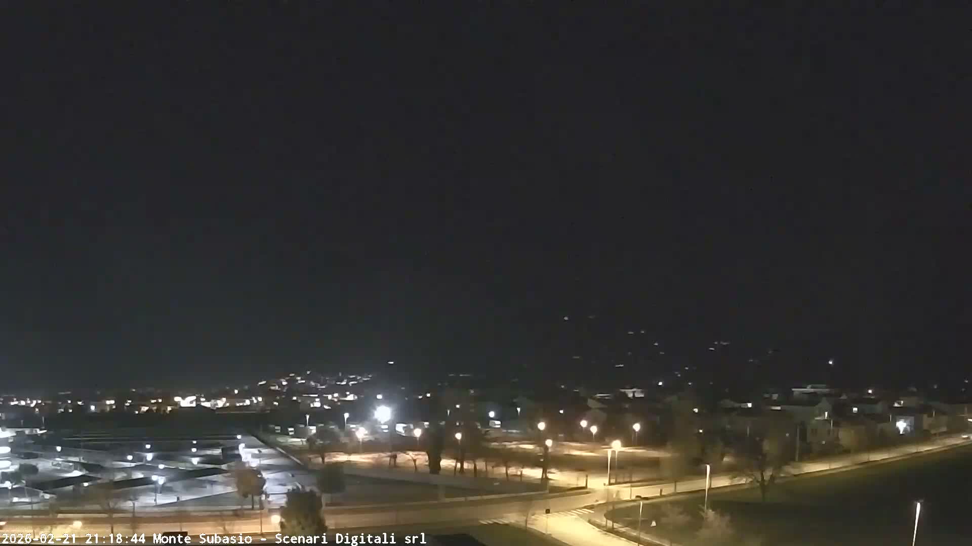 Strada Monte Subasio Mount View & Foligno City Skyline Live Cam - Foligno, Perugia, Umbria, Italy