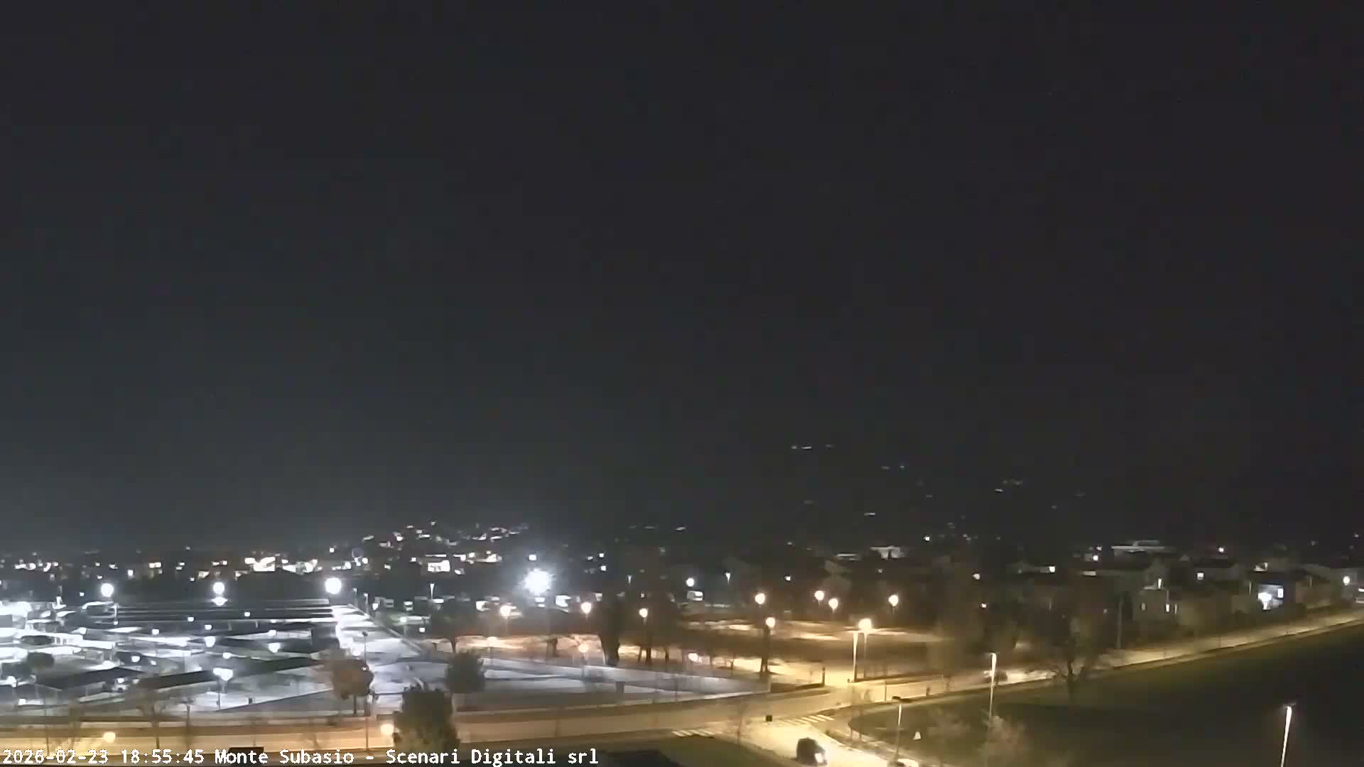 Strada Monte Subasio Mount View & Foligno City Skyline Live Cam - Foligno, Perugia, Umbria, Italy