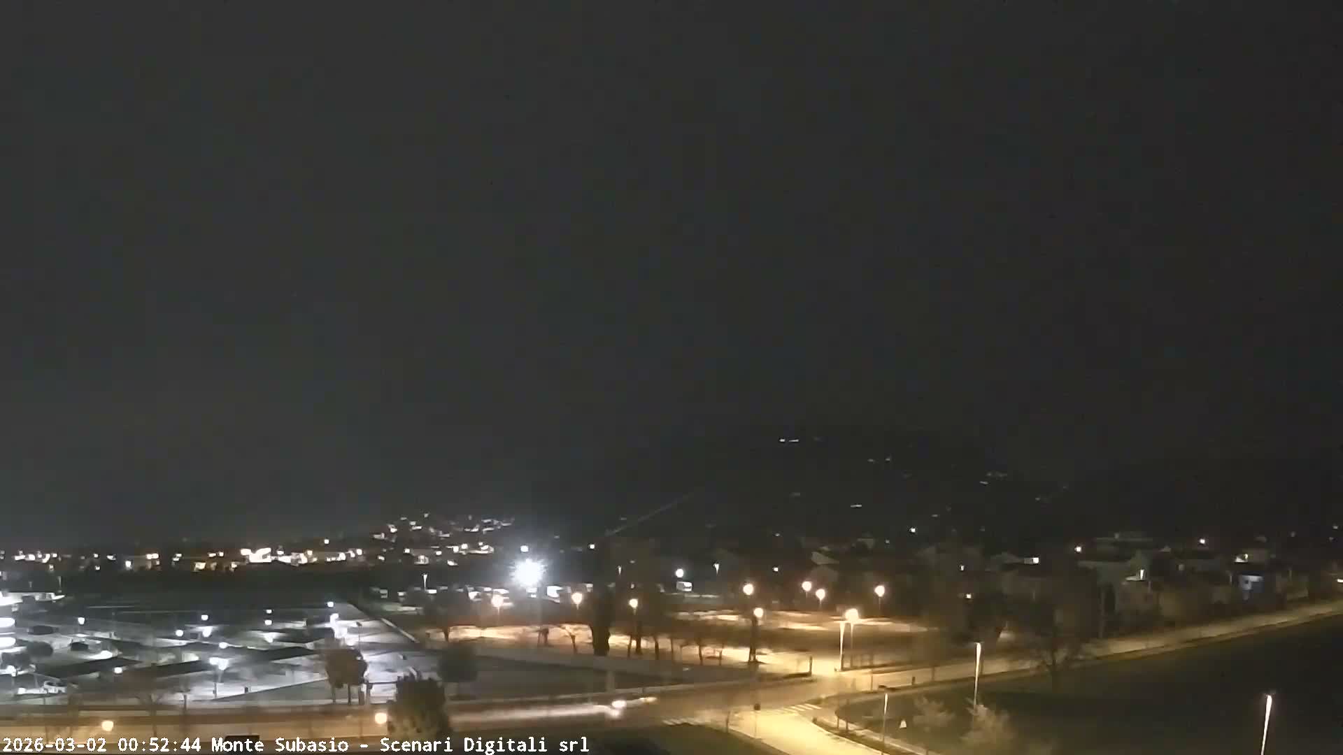 Strada Monte Subasio Mount View & Foligno City Skyline Live Cam - Foligno, Perugia, Umbria, Italy