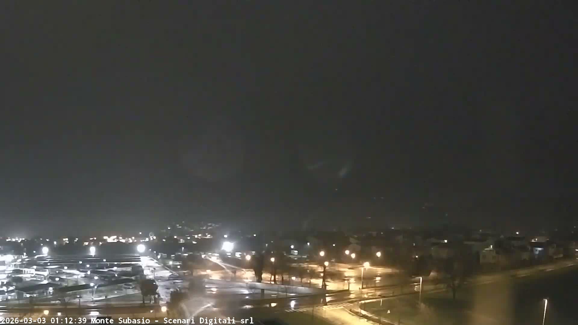 Strada Monte Subasio Mount View & Foligno City Skyline Live Cam - Foligno, Perugia, Umbria, Italy