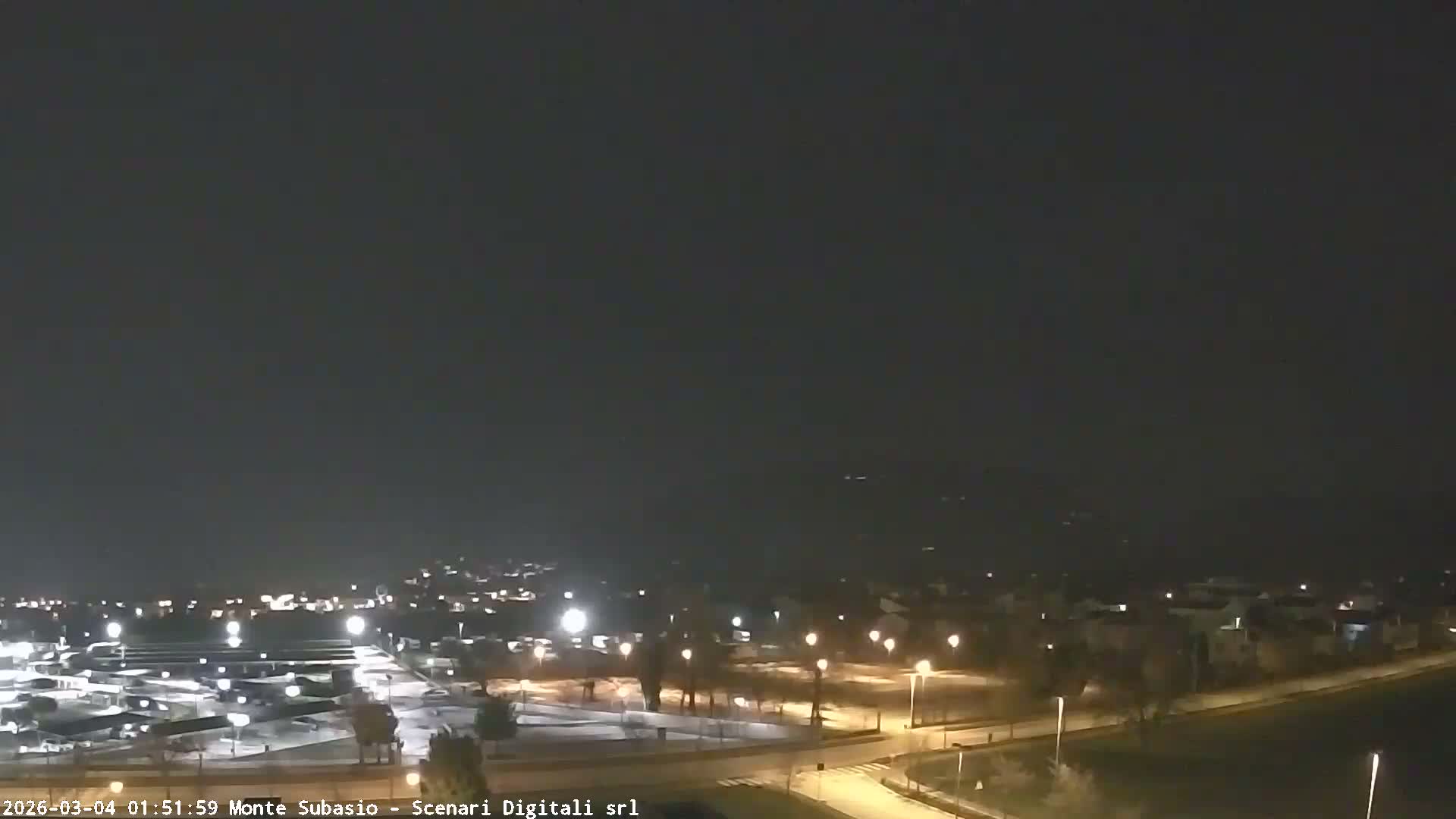 Strada Monte Subasio Mount View & Foligno City Skyline Live Cam - Foligno, Perugia, Umbria, Italy