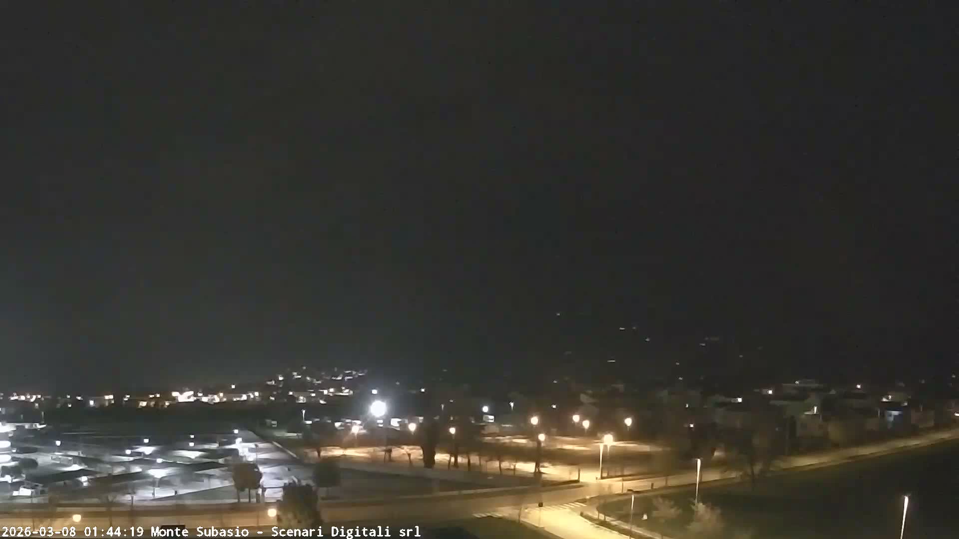 Strada Monte Subasio Mount View & Foligno City Skyline Live Cam - Foligno, Perugia, Umbria, Italy