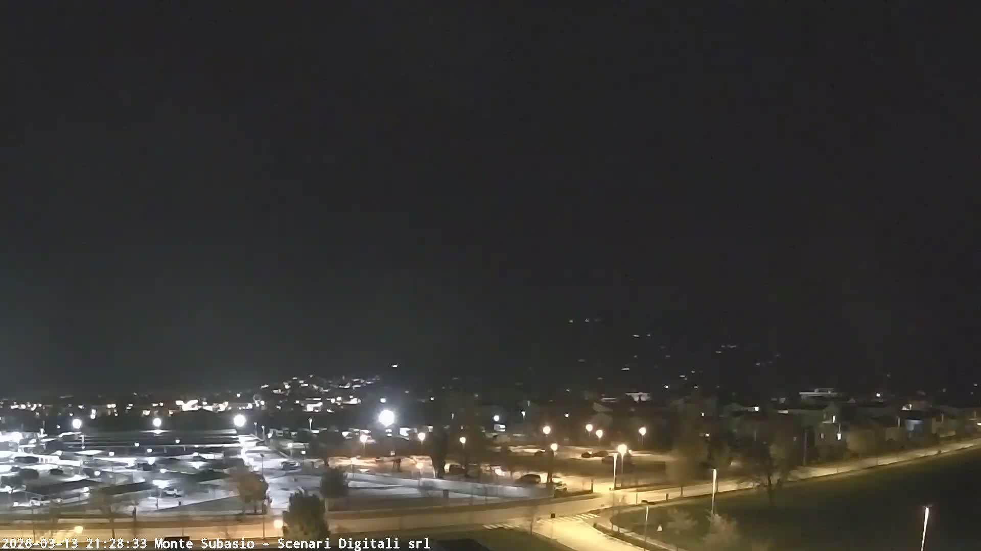 Strada Monte Subasio Mount View & Foligno City Skyline Live Cam - Foligno, Perugia, Umbria, Italy