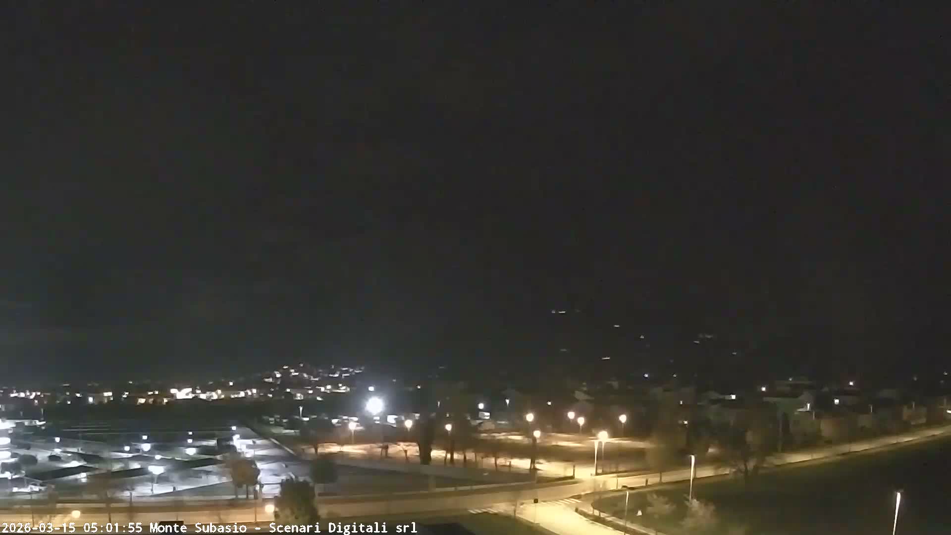 Strada Monte Subasio Mount View & Foligno City Skyline Live Cam - Foligno, Perugia, Umbria, Italy