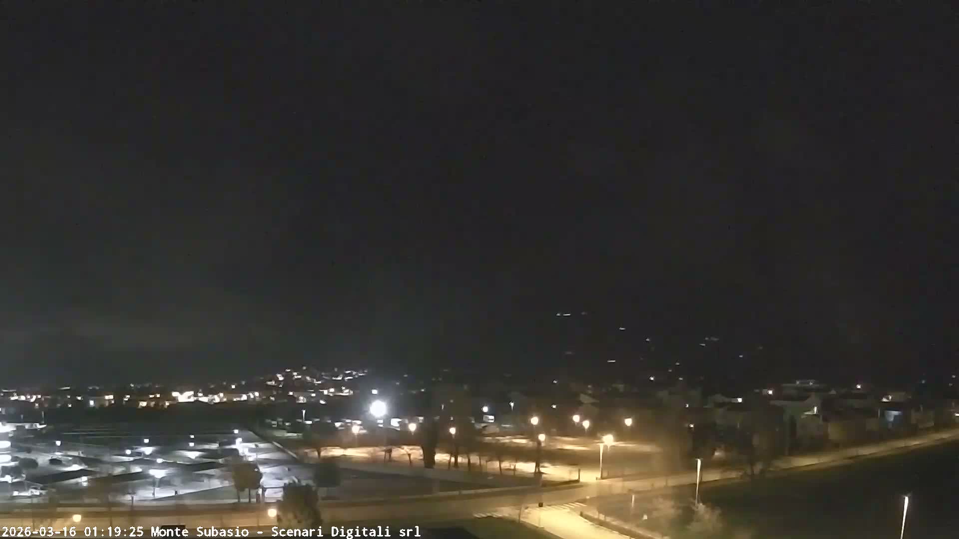 Strada Monte Subasio Mount View & Foligno City Skyline Live Cam - Foligno, Perugia, Umbria, Italy