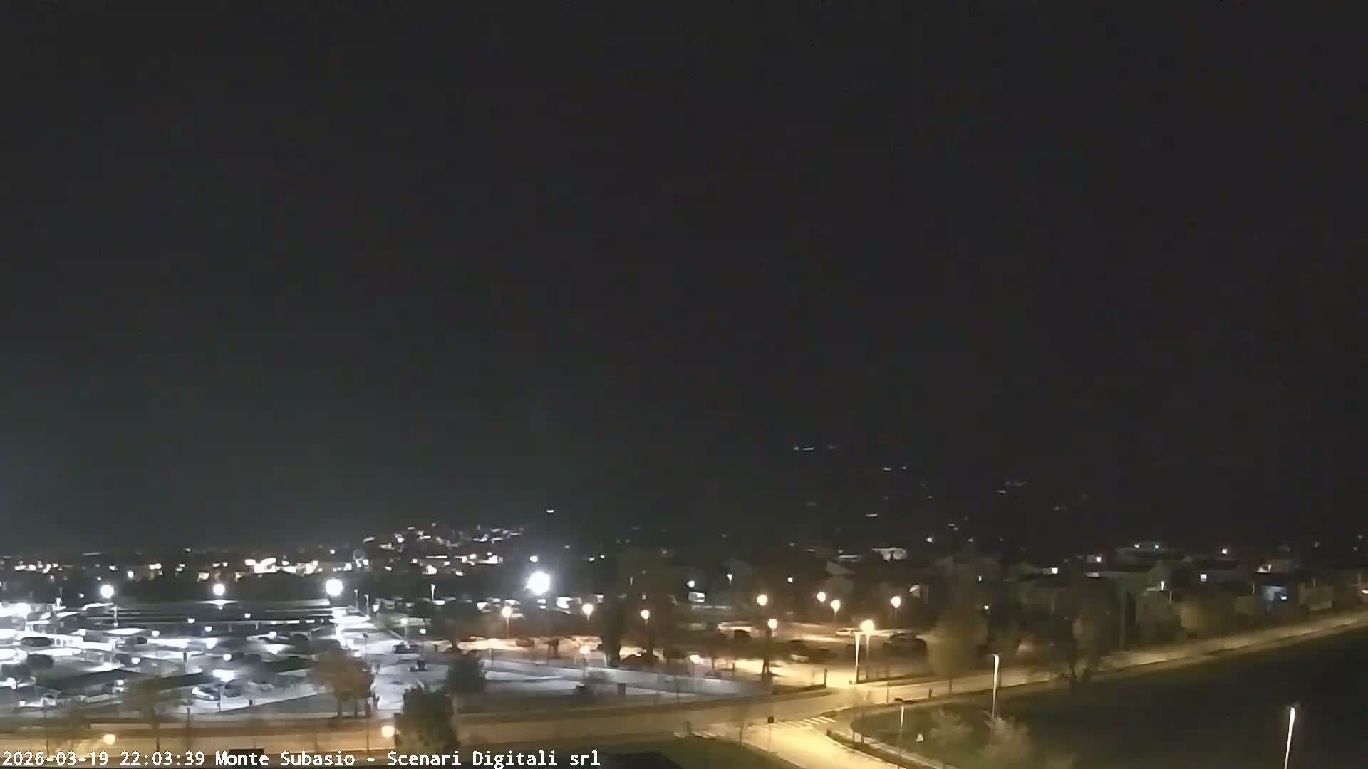 Strada Monte Subasio Mount View & Foligno City Skyline Live Cam - Foligno, Perugia, Umbria, Italy