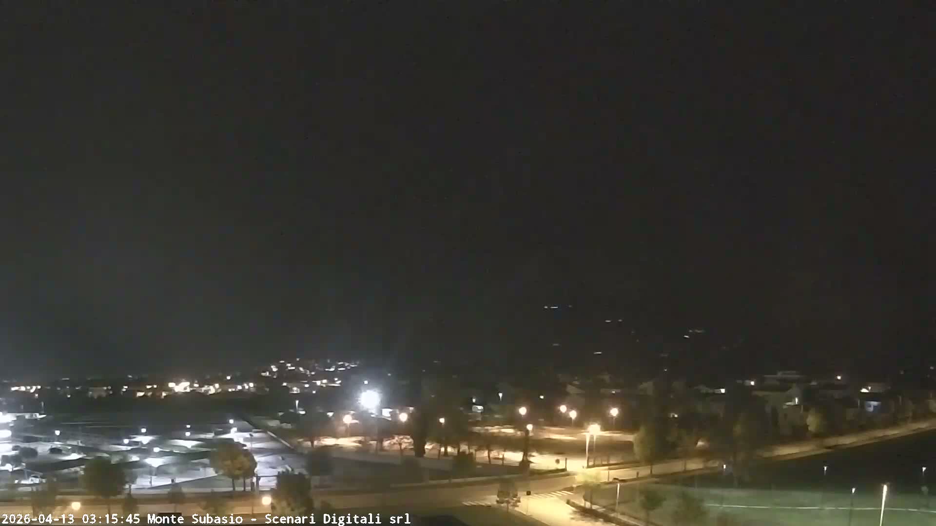 Strada Monte Subasio Mount View & Foligno City Skyline Live Cam - Foligno, Perugia, Umbria, Italy