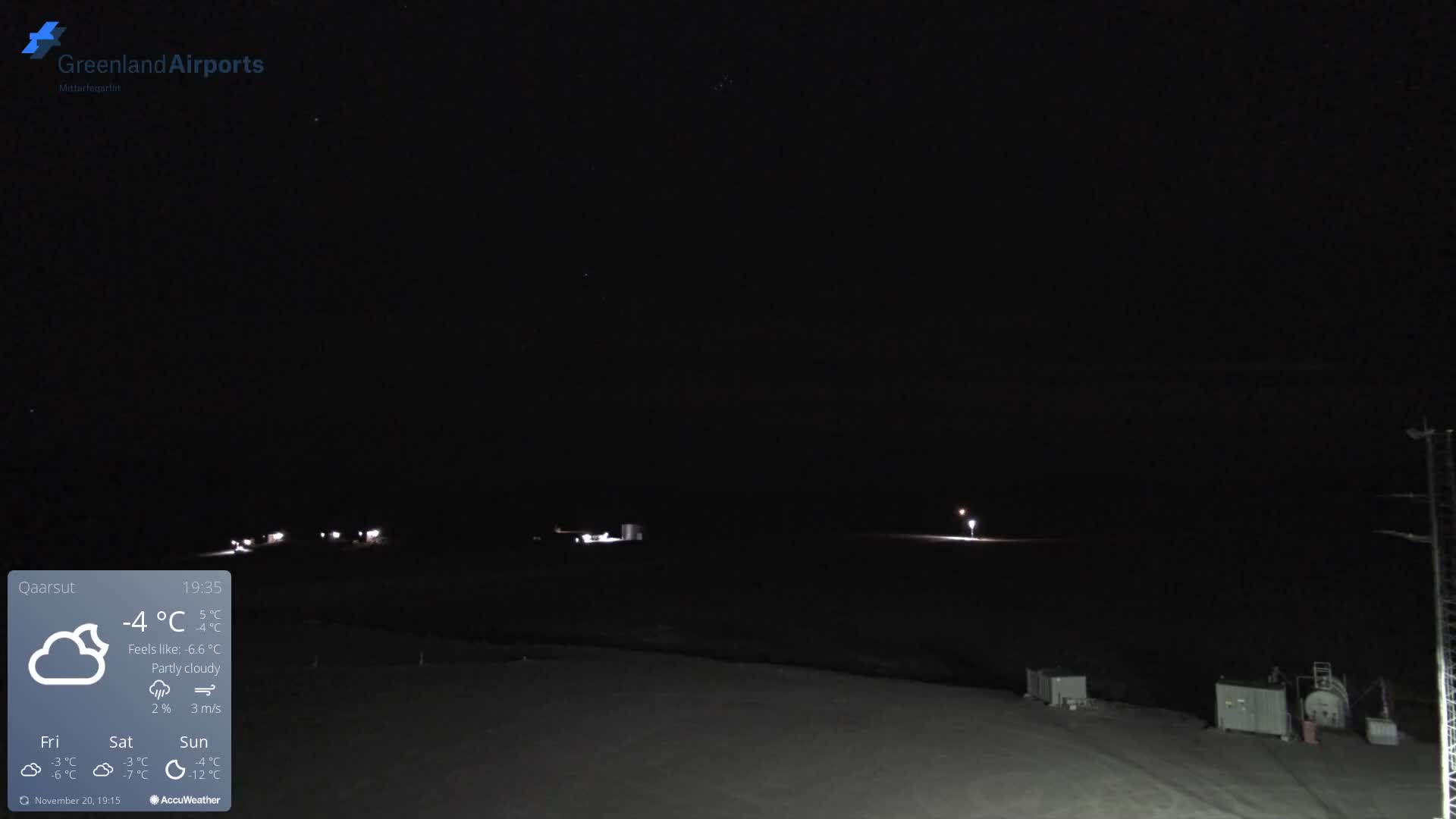 Qaarsut Airport (Mittarfik Qaarsut) East Towards View Live Cam JQA / BGUQ  - Qaarsut, Avannaata, Greenland, Denmark