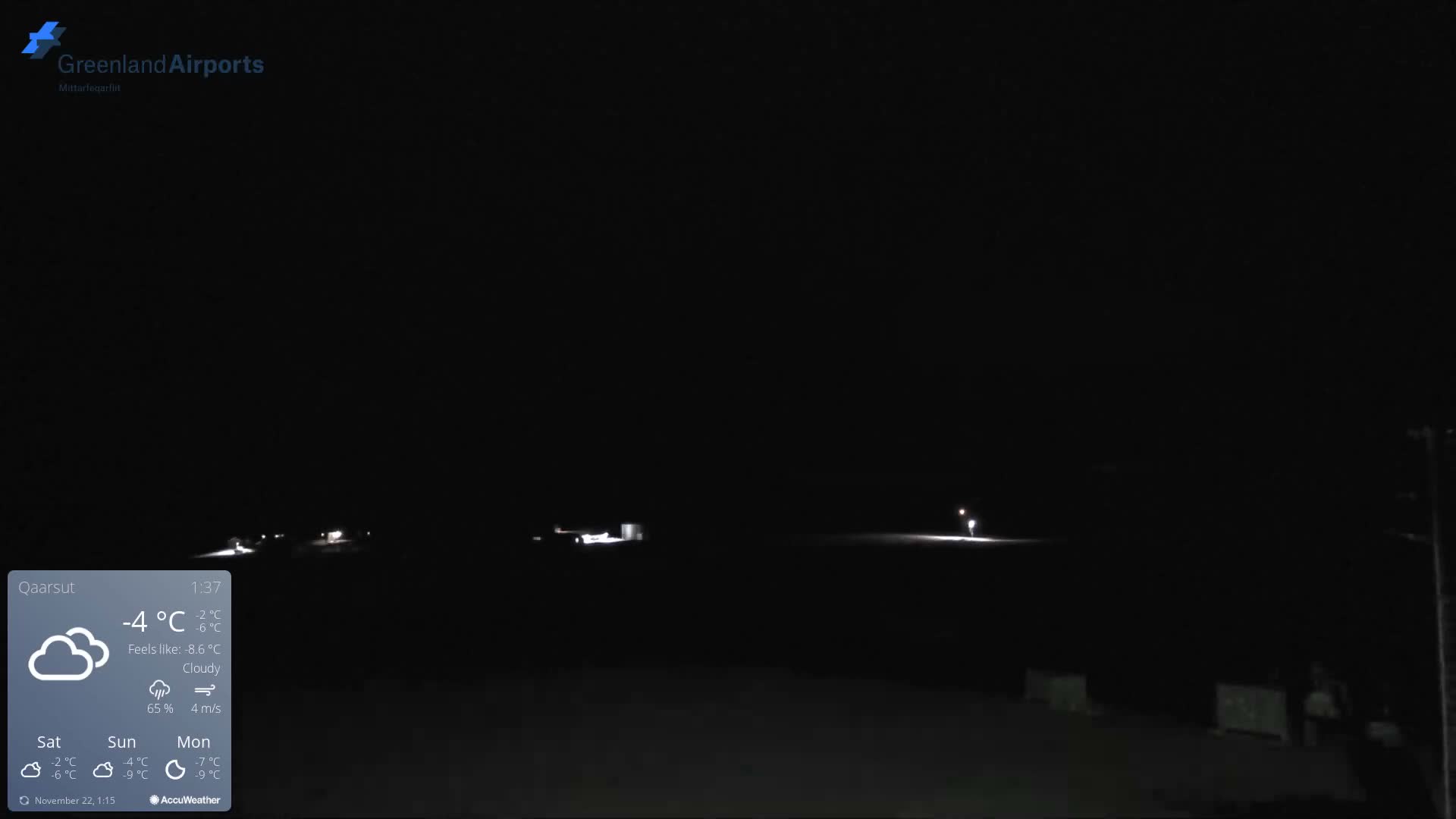 Qaarsut Airport (Mittarfik Qaarsut) East Towards View Live Cam JQA / BGUQ  - Qaarsut, Avannaata, Greenland, Denmark