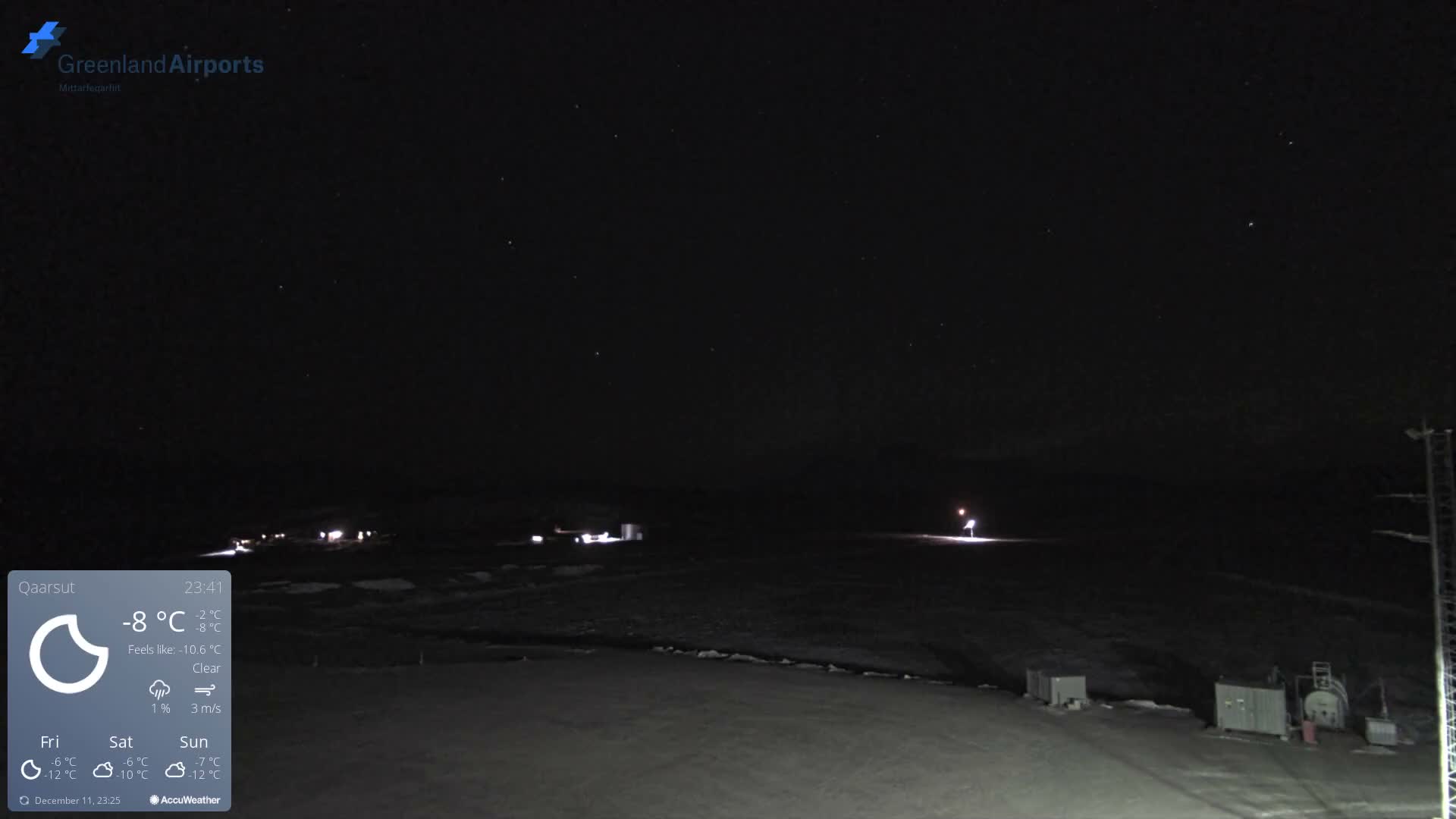 Qaarsut Airport (Mittarfik Qaarsut) East Towards View Live Cam JQA / BGUQ  - Qaarsut, Avannaata, Greenland, Denmark