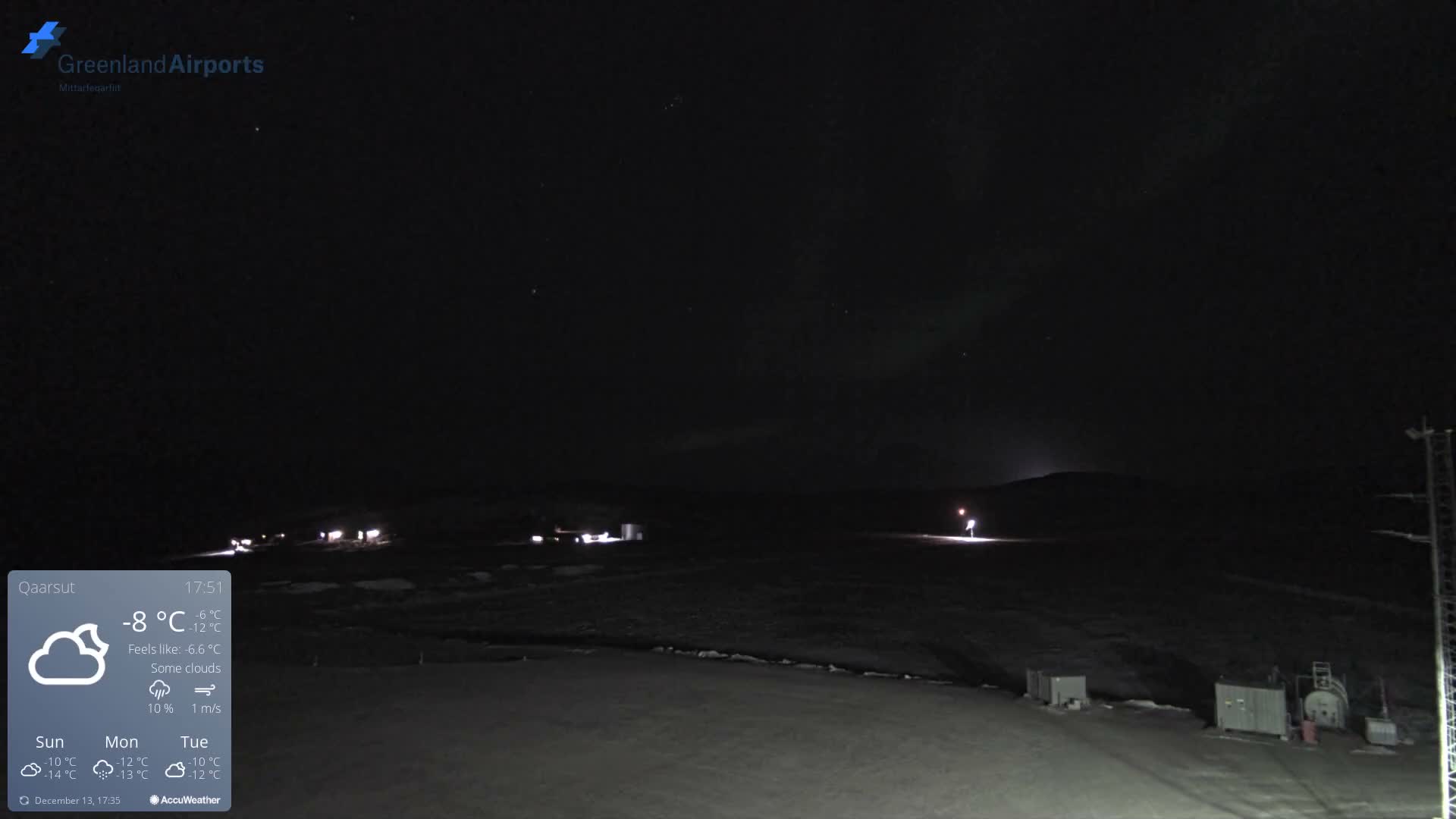 Qaarsut Airport (Mittarfik Qaarsut) East Towards View Live Cam JQA / BGUQ  - Qaarsut, Avannaata, Greenland, Denmark