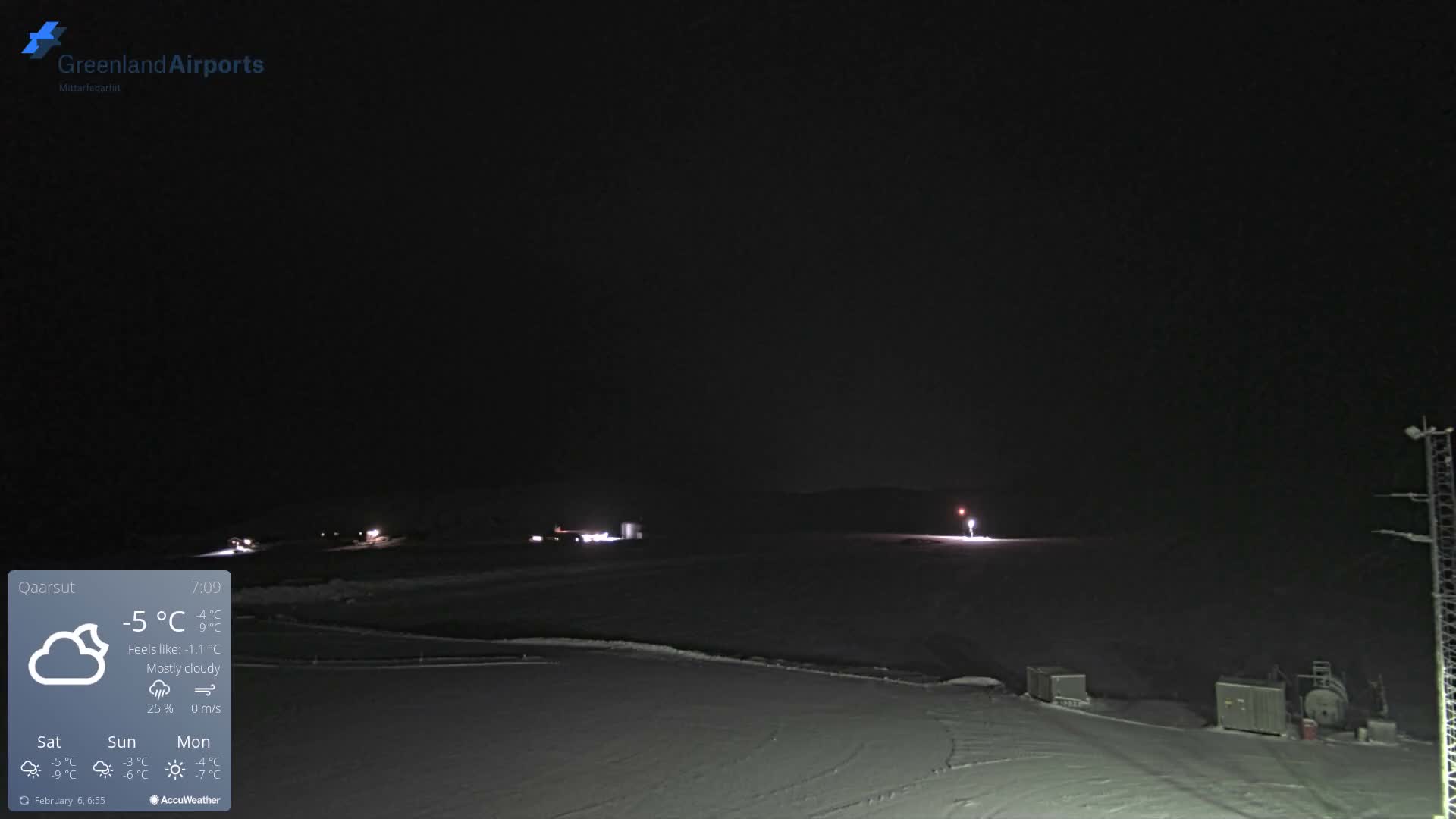 Qaarsut Airport (Mittarfik Qaarsut) East Towards View Live Cam JQA / BGUQ  - Qaarsut, Avannaata, Greenland, Denmark